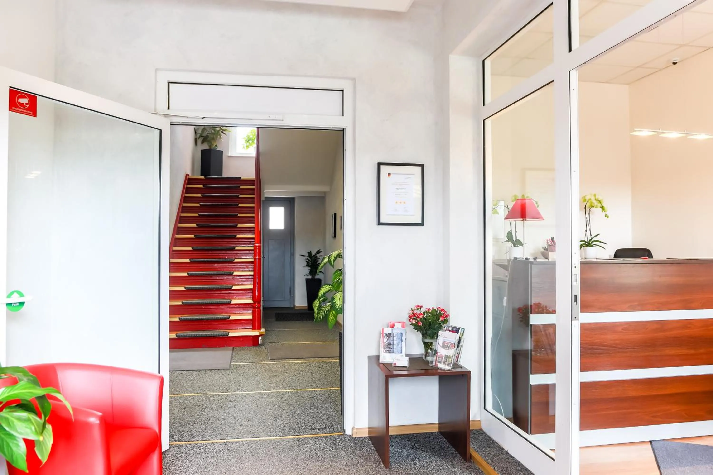 Lobby or reception in City Residence Hotel Frankfurt-Oder Bahnhof