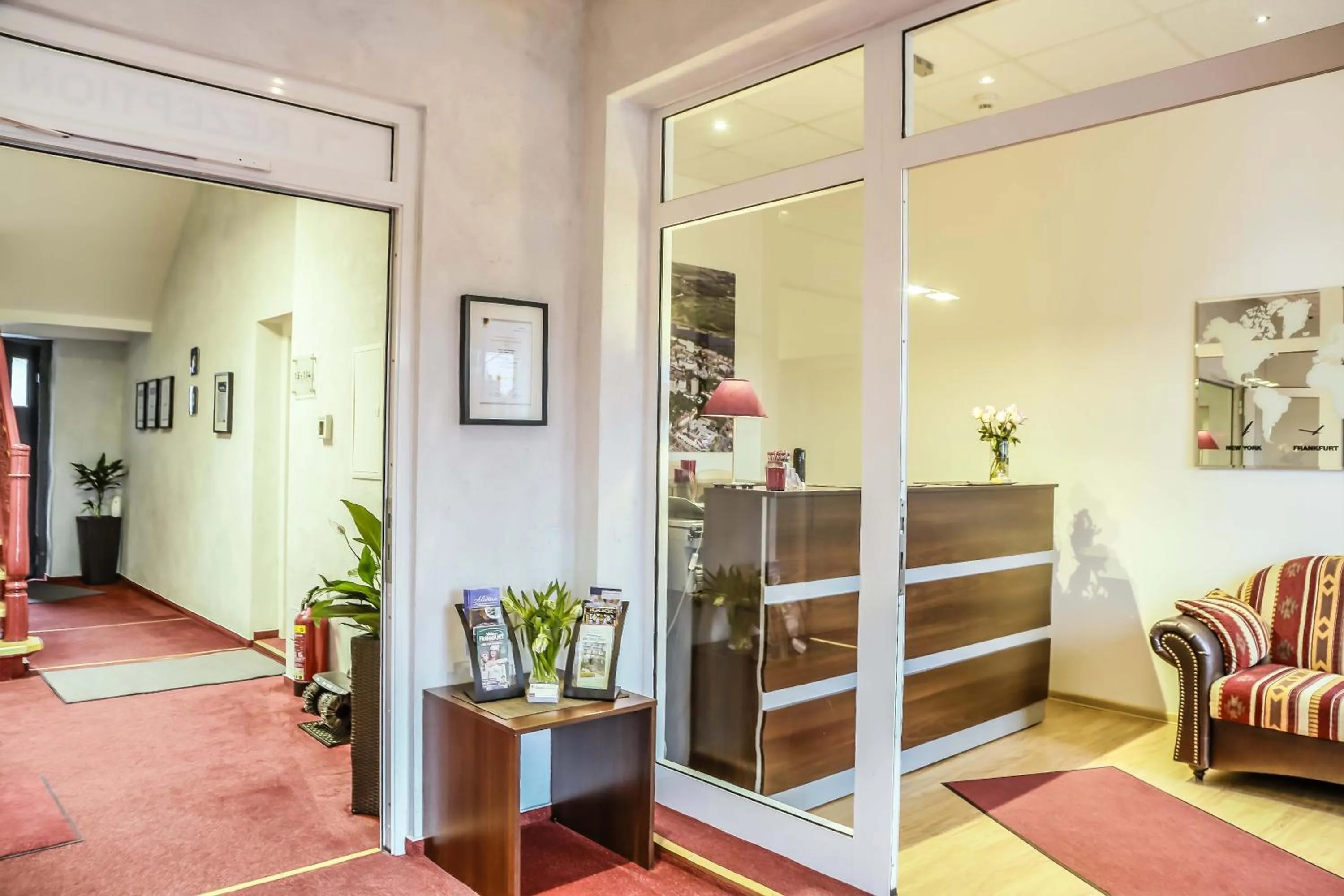 Lobby or reception, Bed in City Residence Hotel Frankfurt-Oder Bahnhof