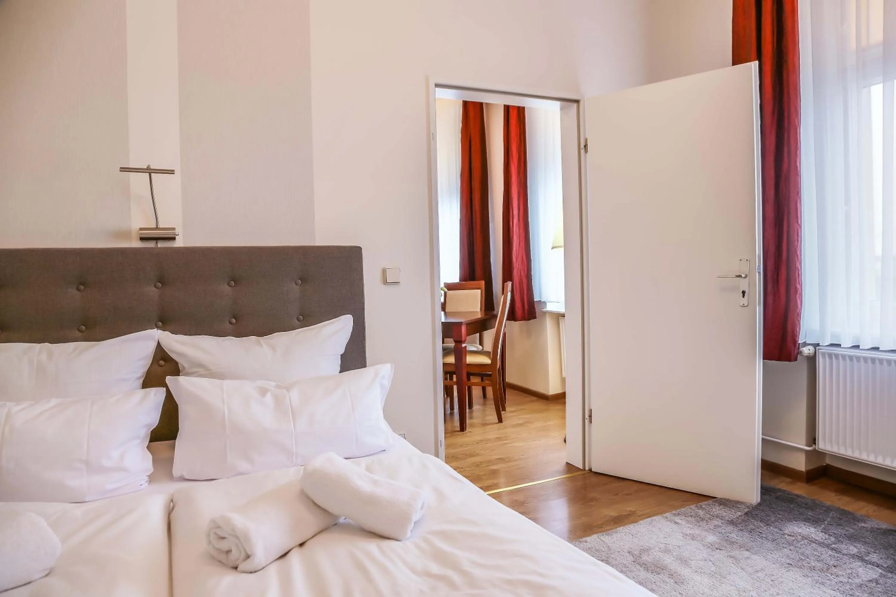 Decorative detail, Bed in City Residence Hotel Frankfurt-Oder Bahnhof