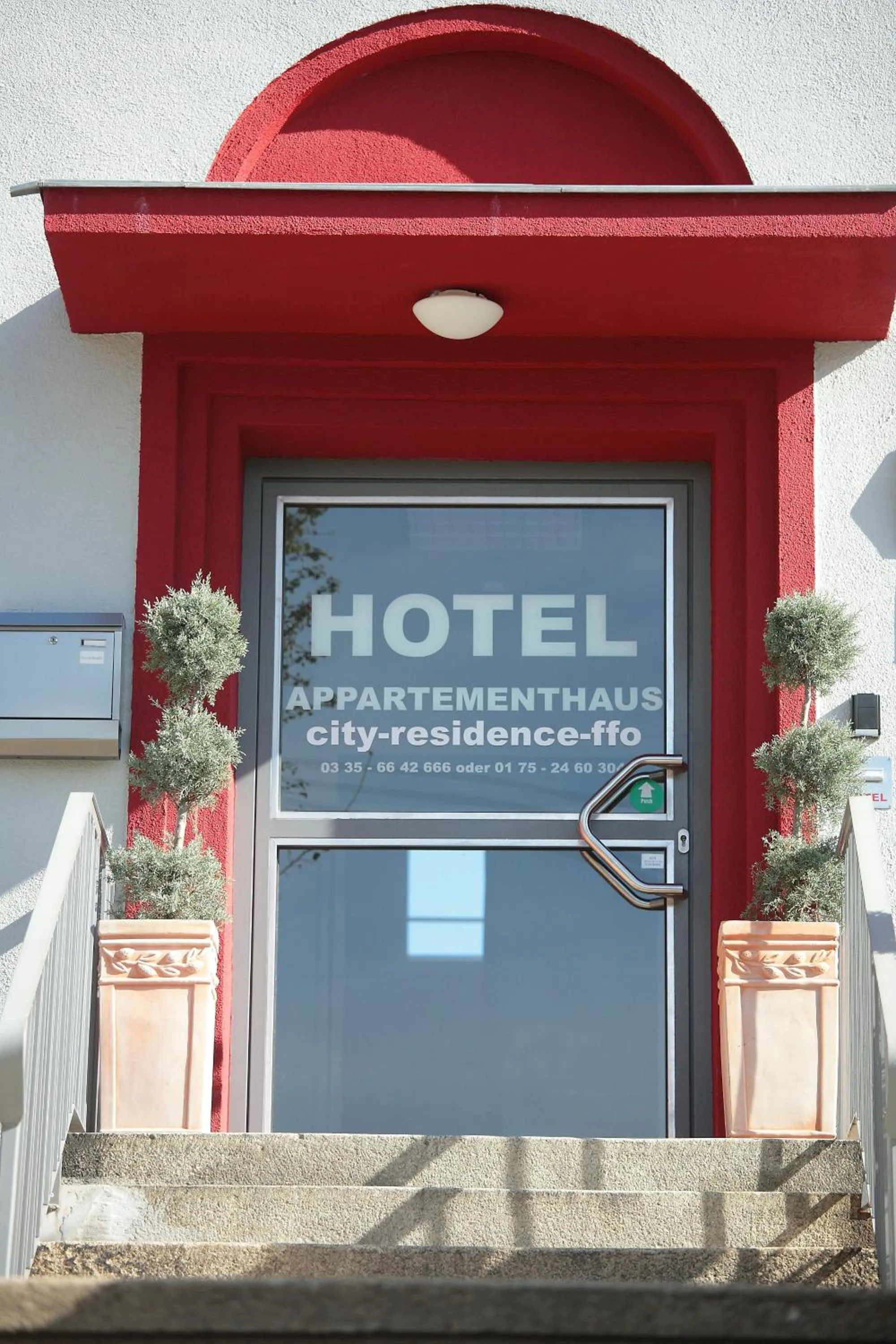 Facade/entrance in City Residence Hotel Frankfurt-Oder Bahnhof