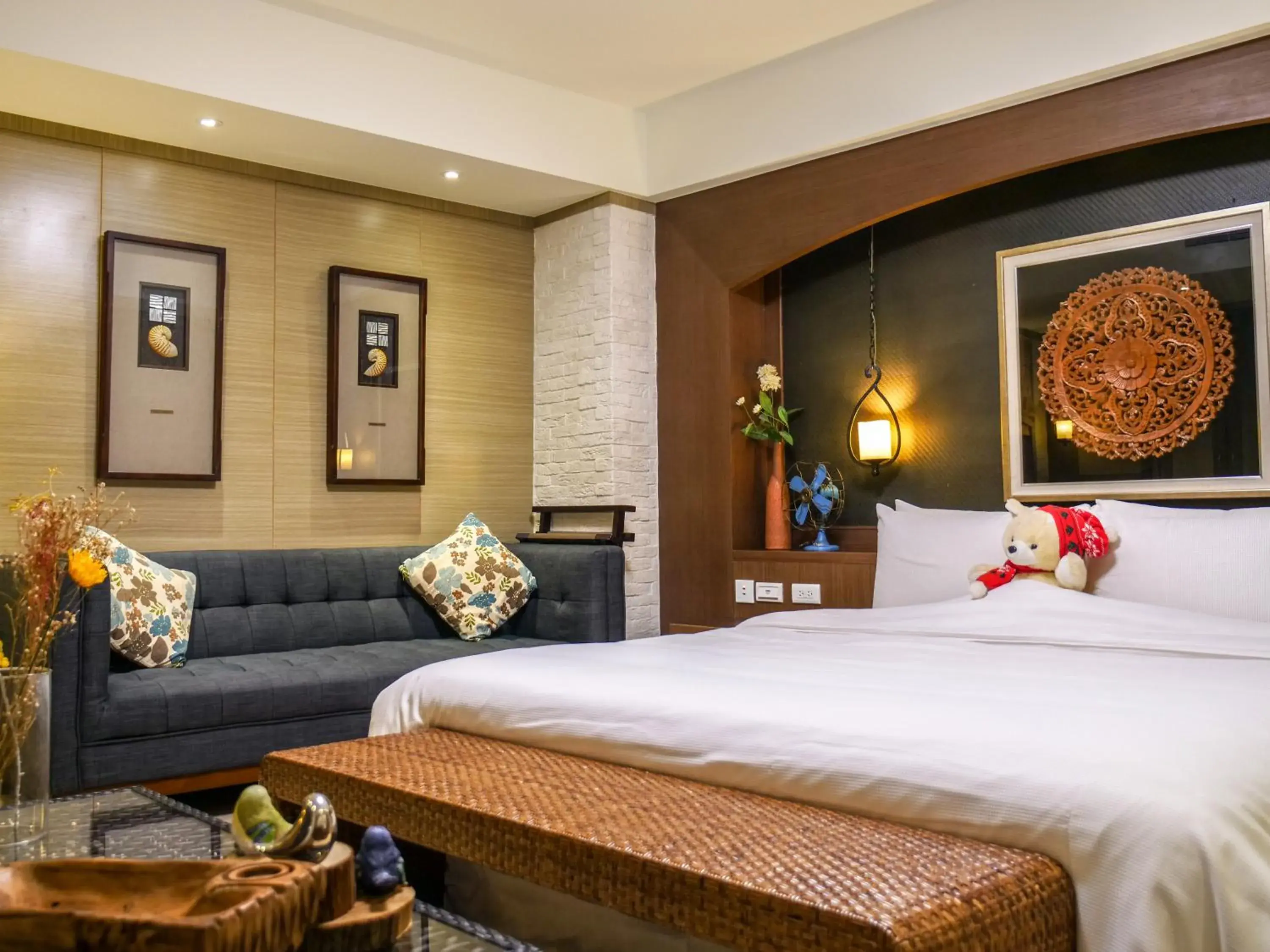 Photo of the whole room, Bed in MF Hotel, penghu Photo of the whole room, Bed in MF Hotel, penghu