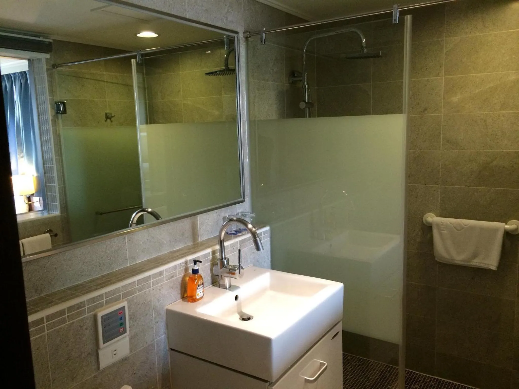 Bathroom in MF Hotel, penghu