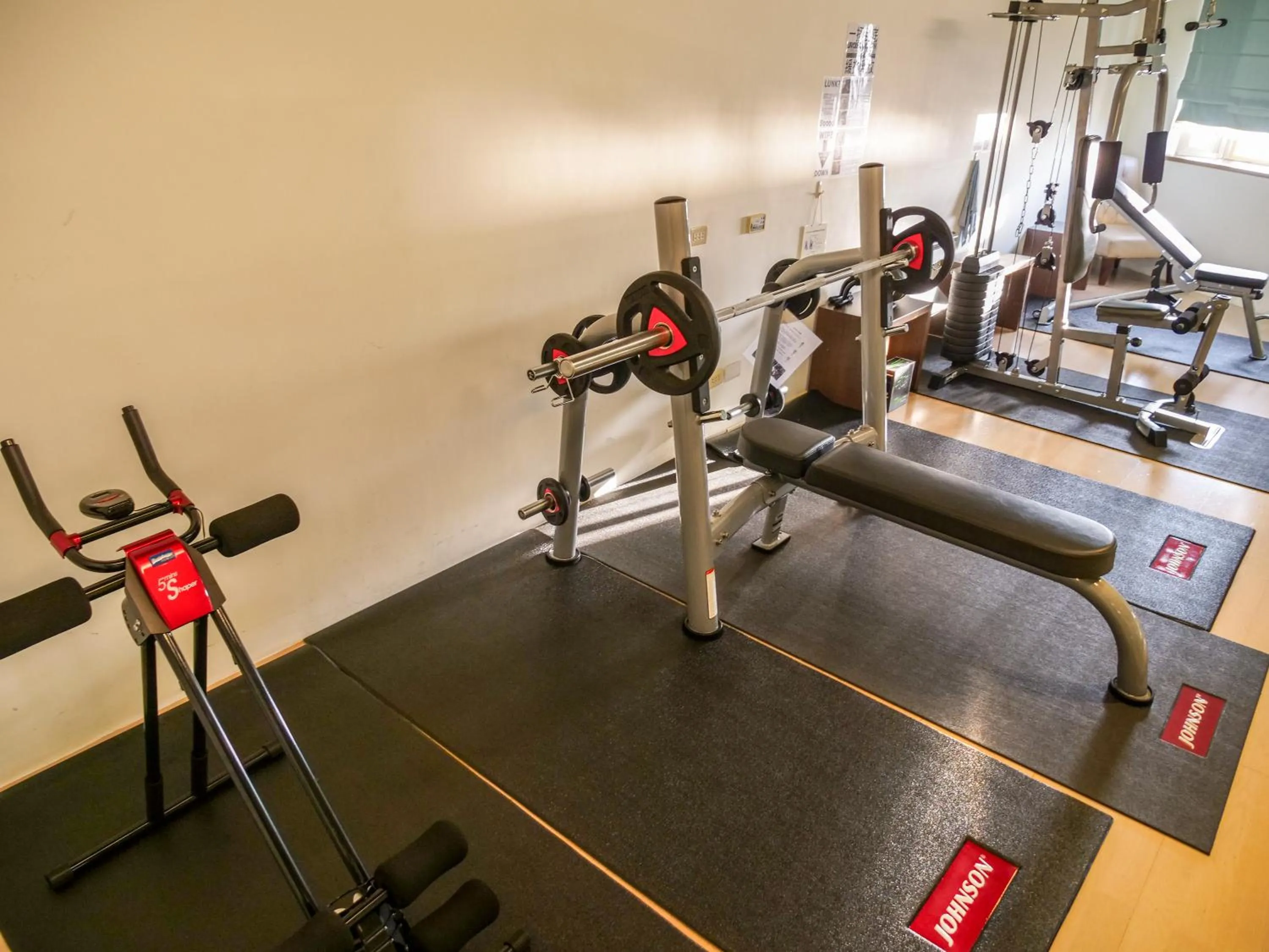 Fitness centre/facilities in MF Hotel, penghu