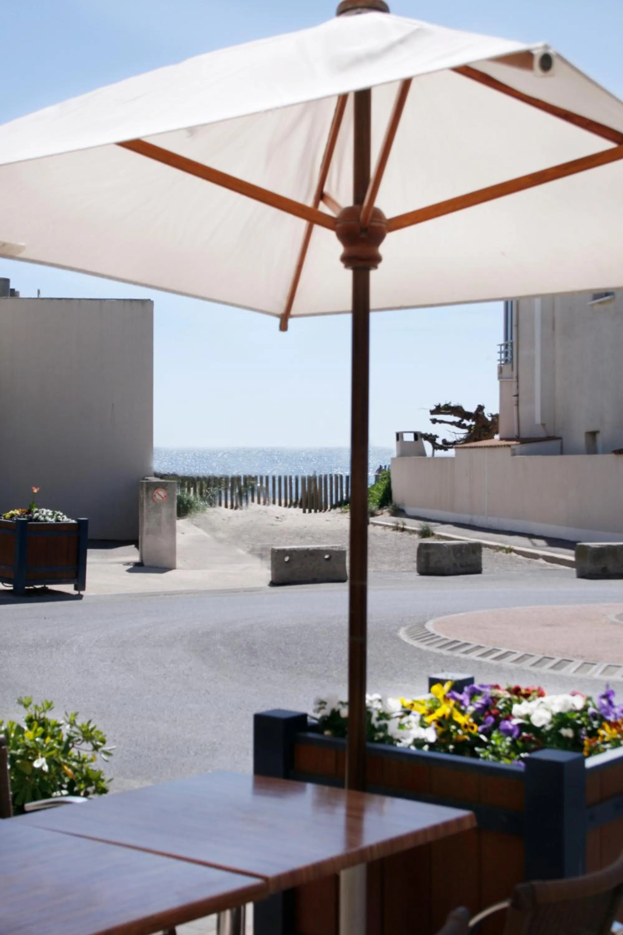 Balcony/Terrace in Hôtel Restaurant Gédéon