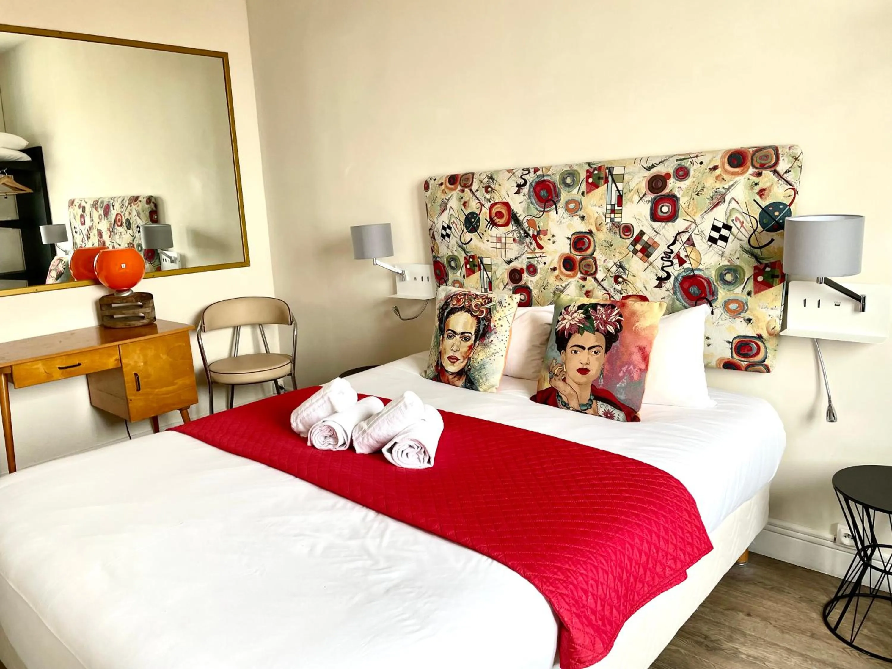 Bed in Hôtel Restaurant Gédéon