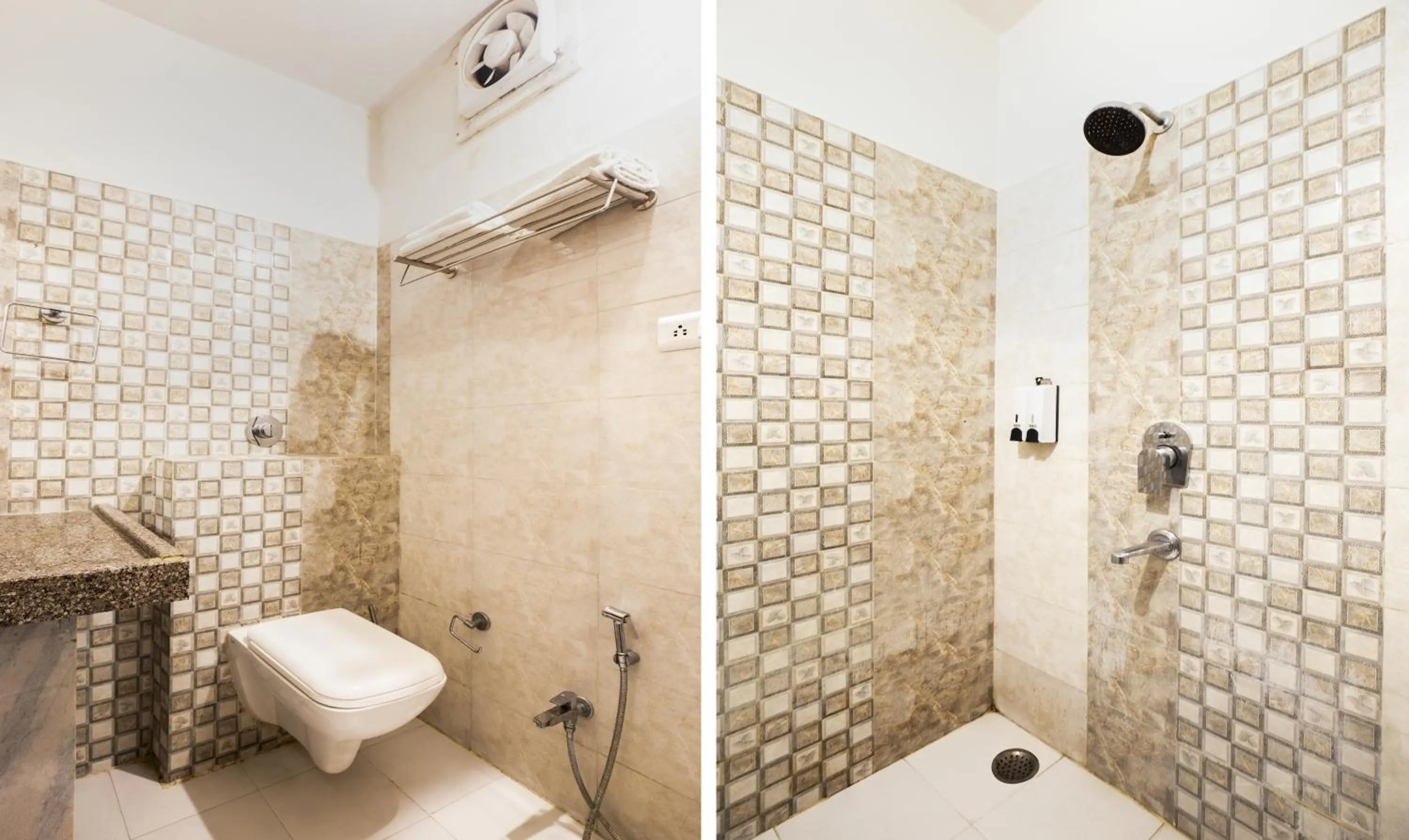 Shower in Hotel Royal Dezire Udaipur