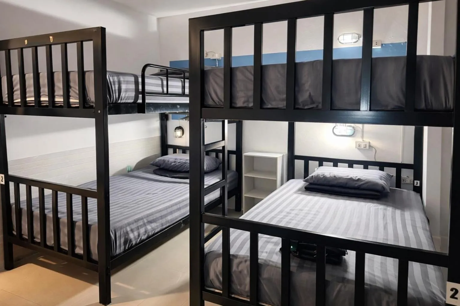 Bed in Happy Fish Guesthouse