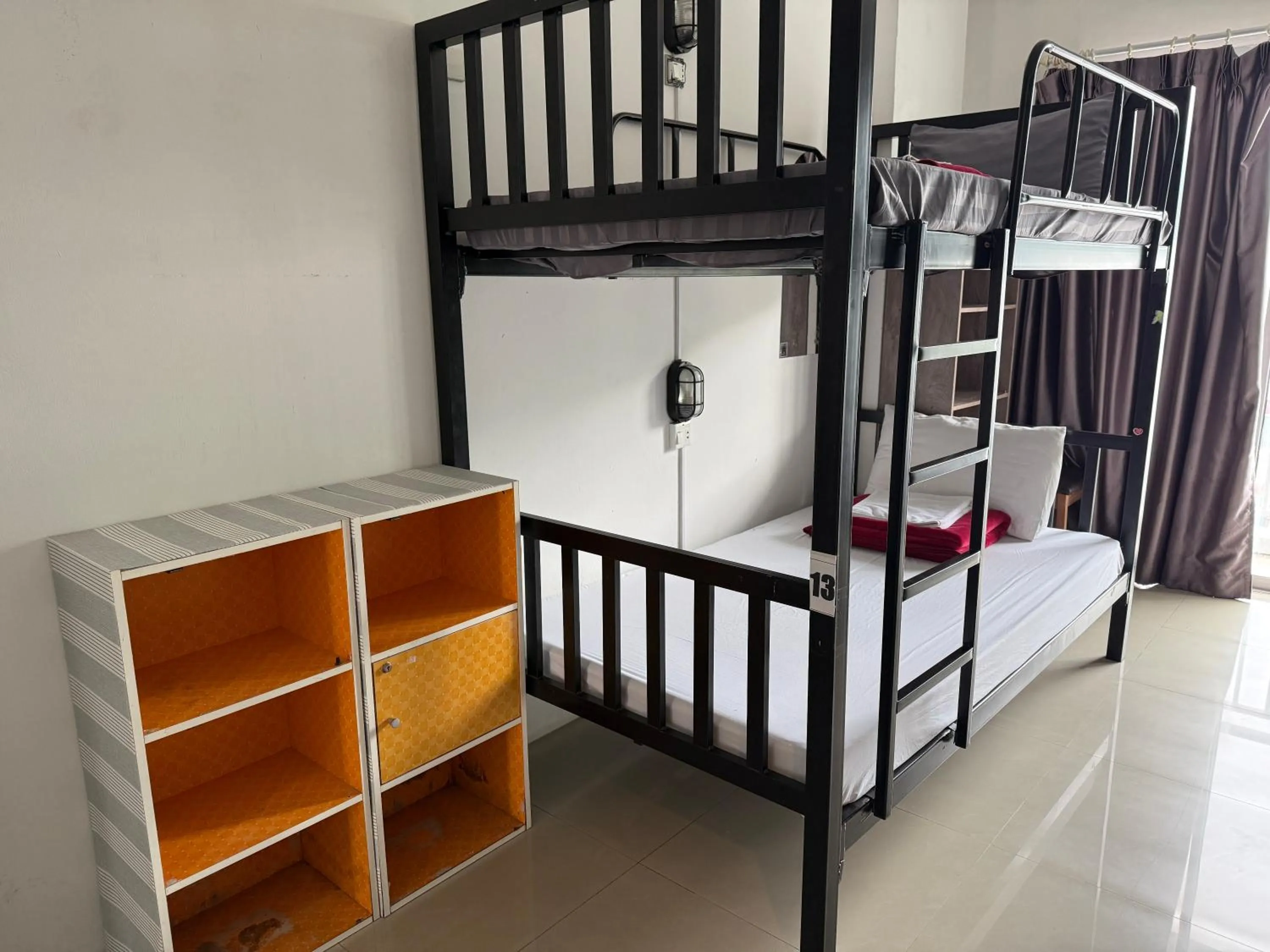 Bed in Happy Fish Guesthouse