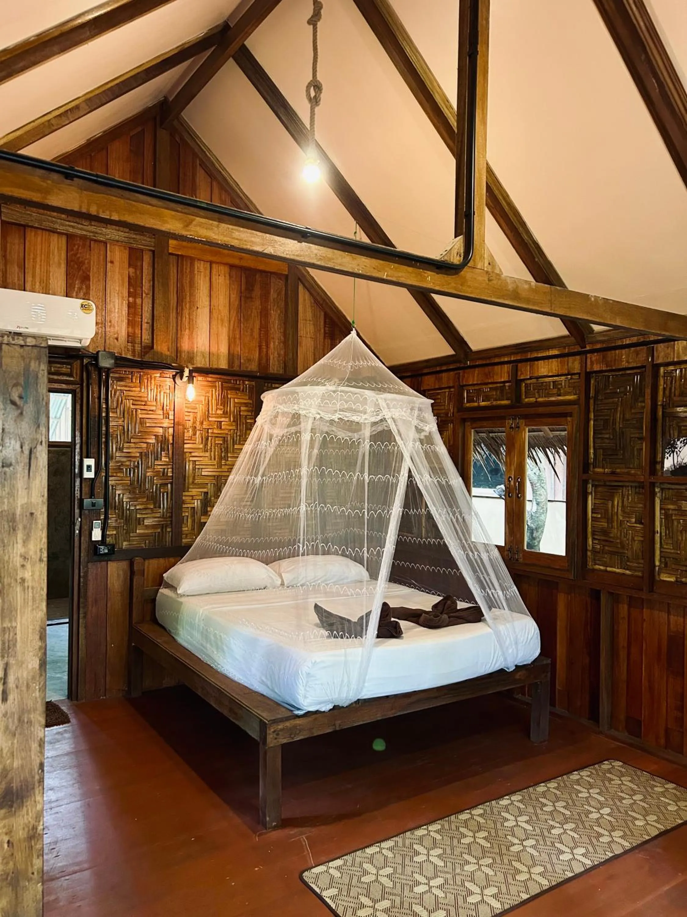 Bed in Khao Sok Paradise Resort