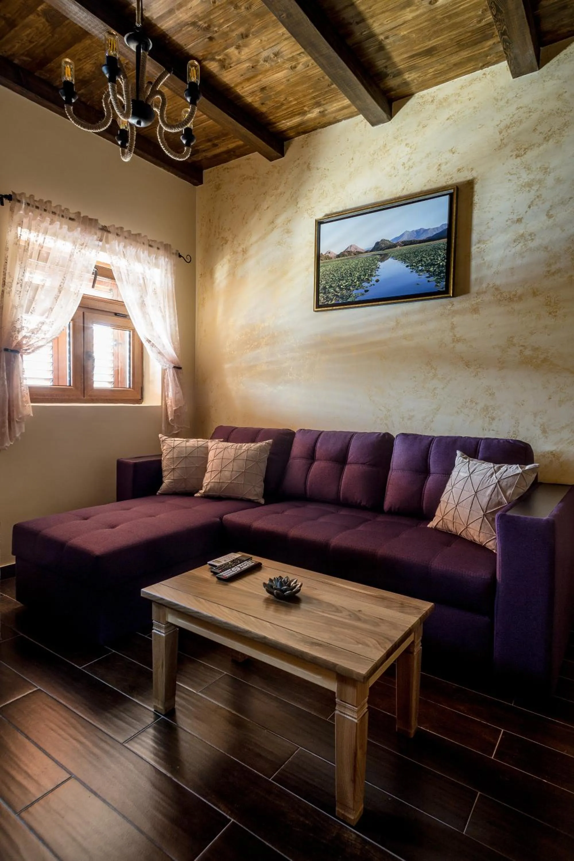 Living room in Eco Villas Merak
