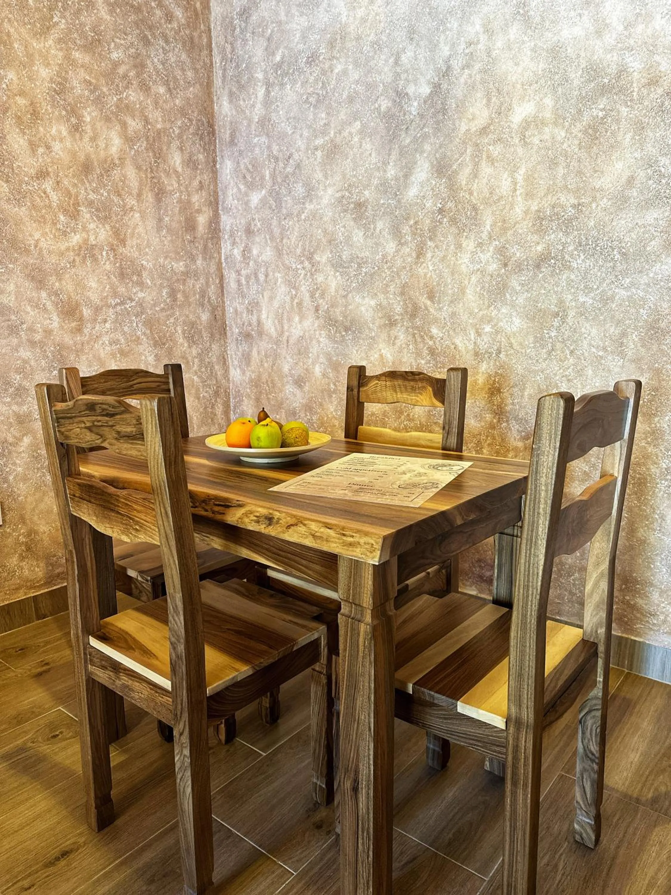 Dining area in Eco Villas Merak