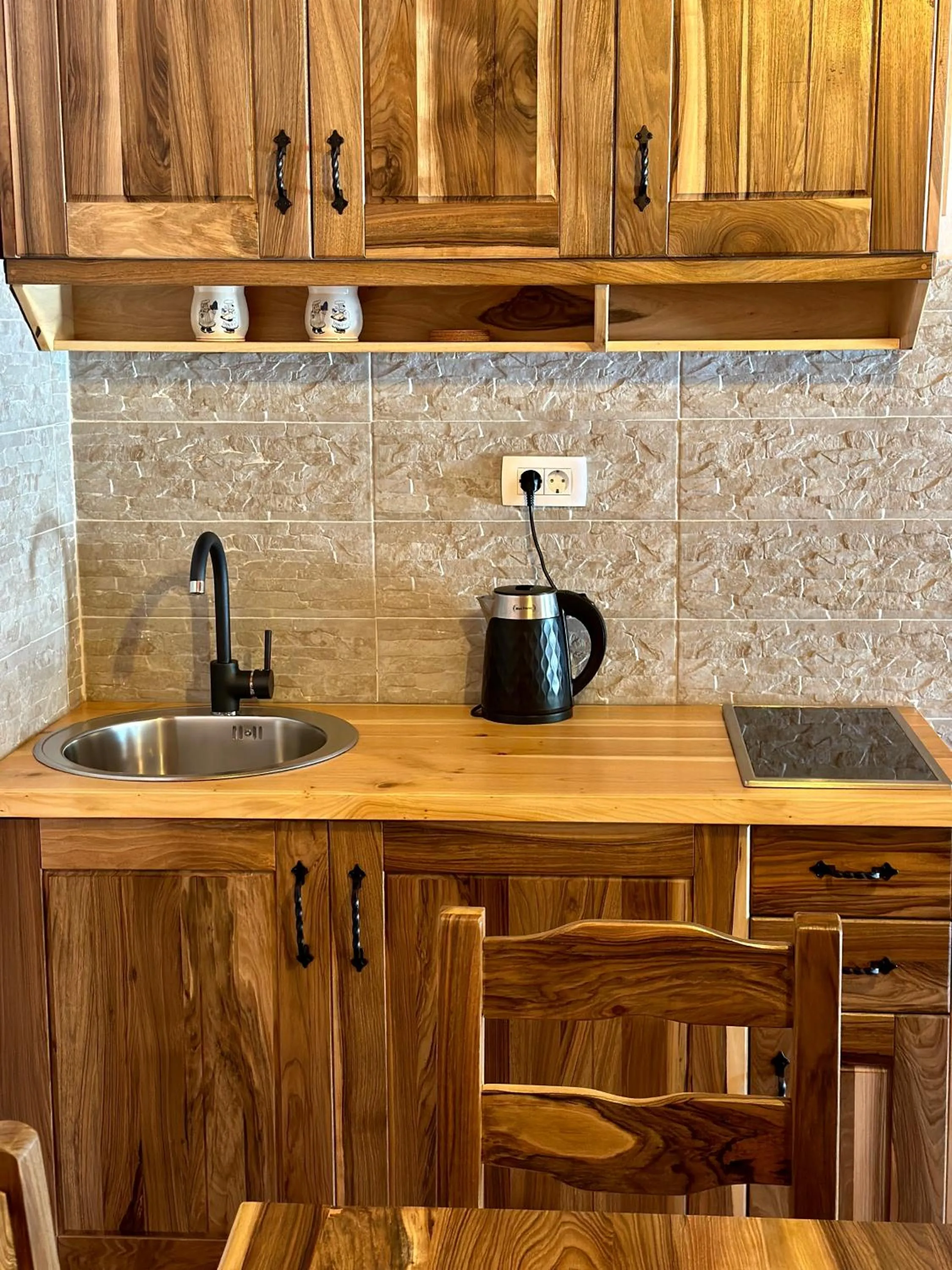 Kitchen or kitchenette in Eco Villas Merak