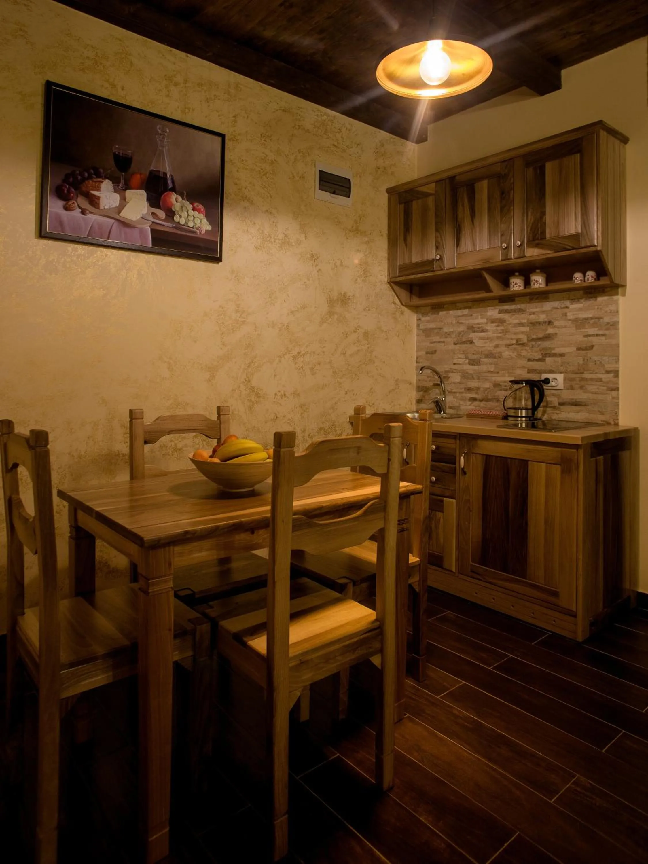 Kitchen or kitchenette in Eco Villas Merak
