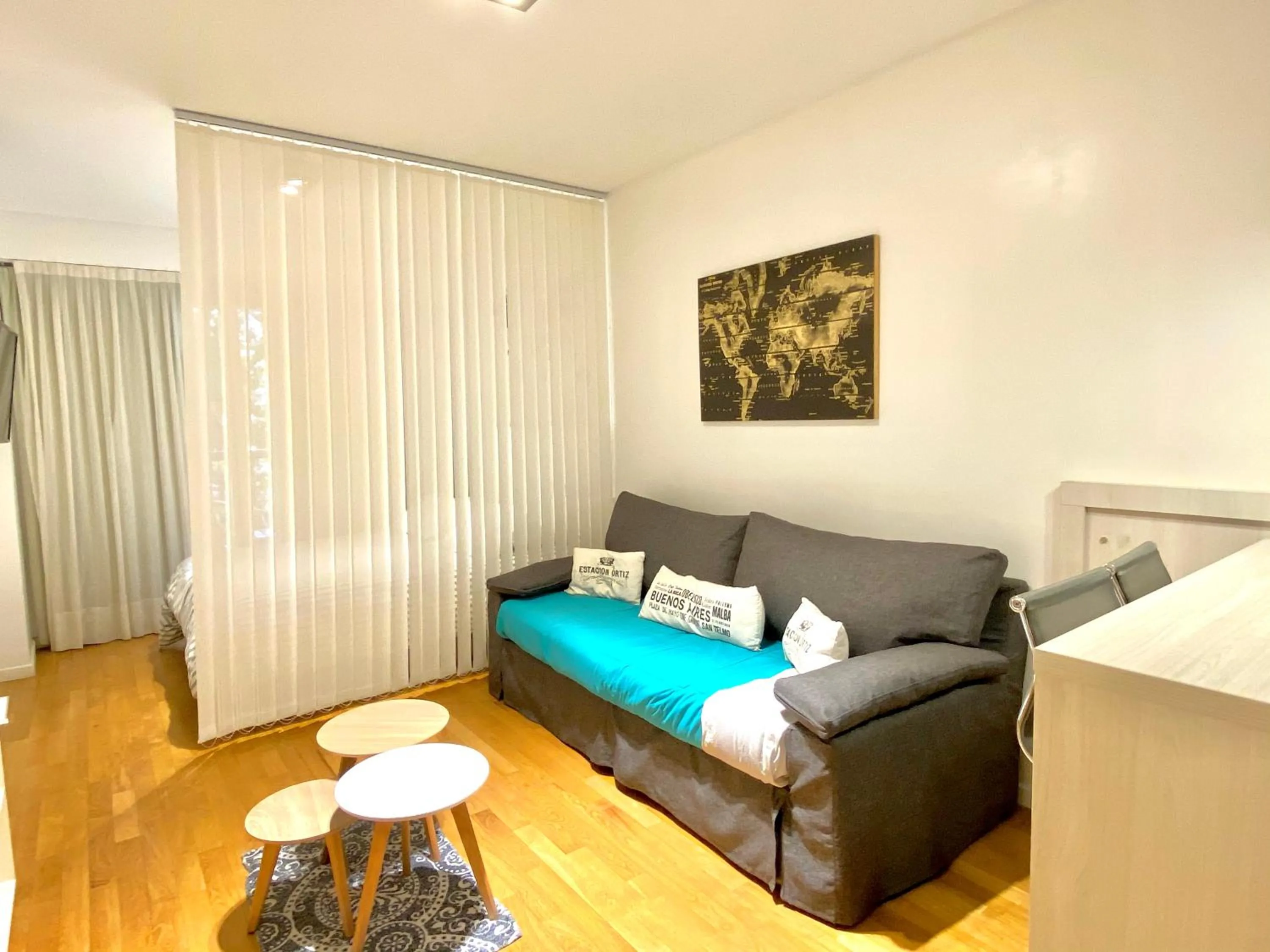 Living room in Palermo Soho Trendy Studio -COCHERA OPCIONAL CON COSTO-
