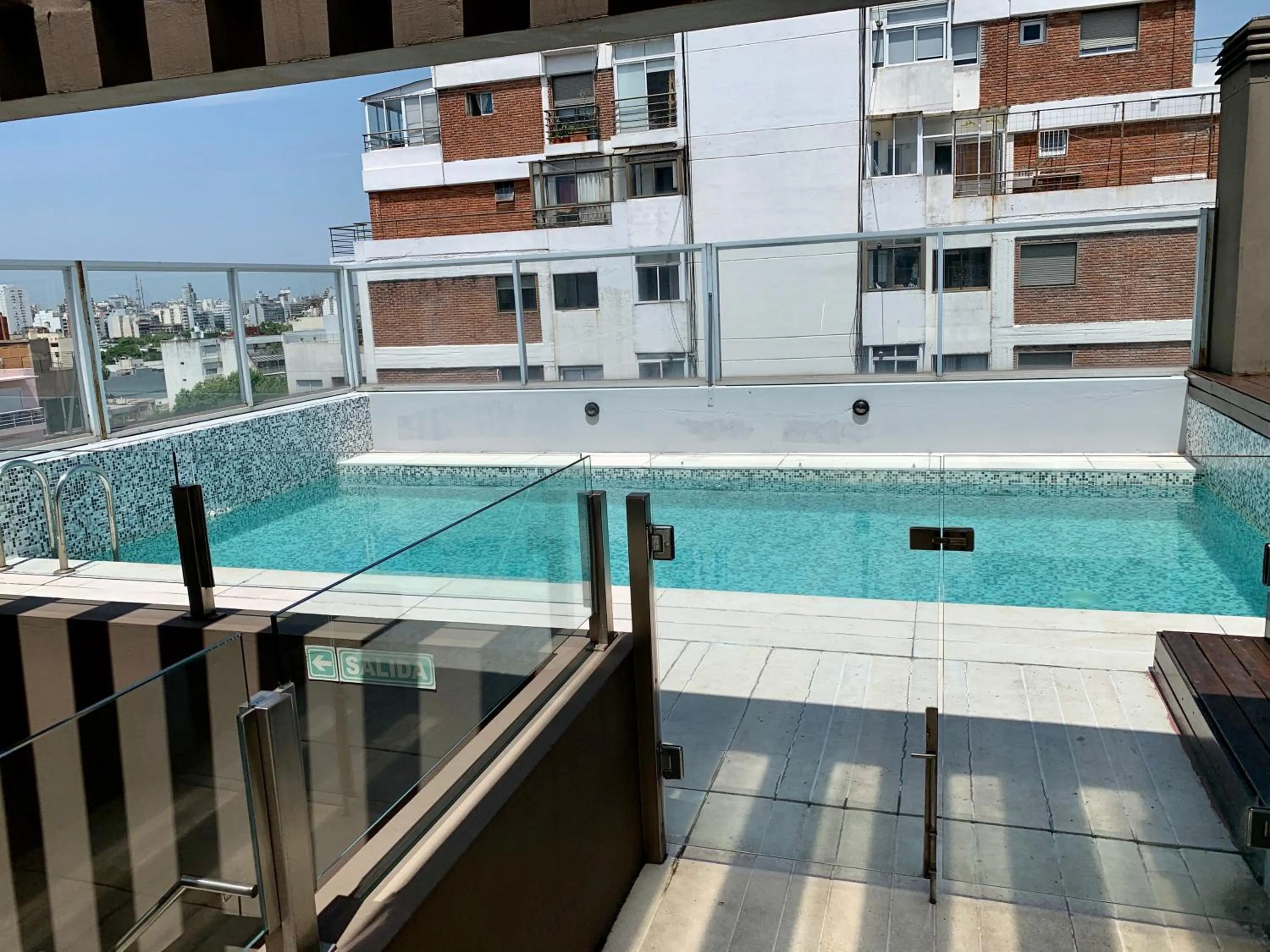 Pool view in Palermo Soho Trendy Studio -COCHERA OPCIONAL CON COSTO-