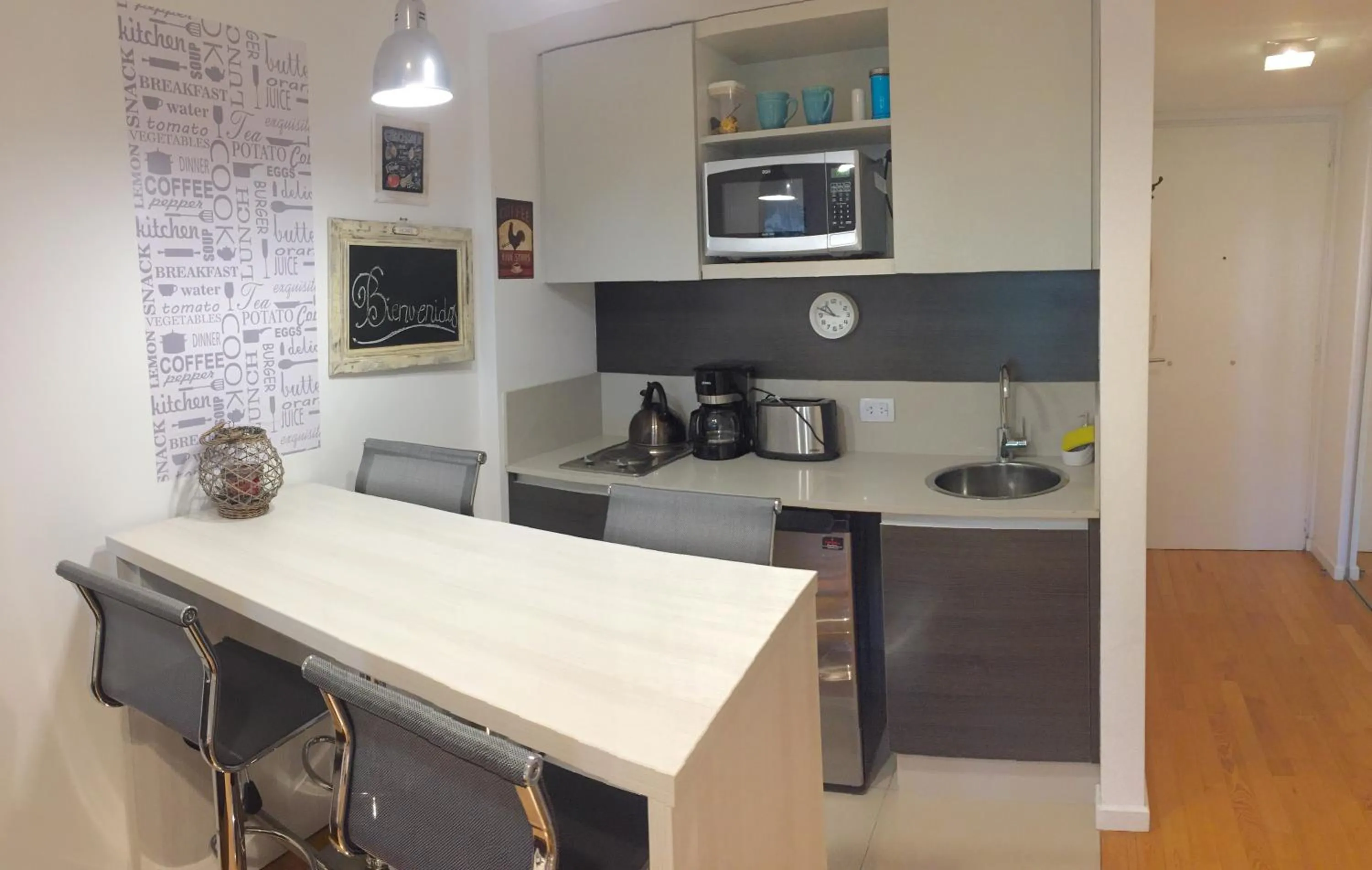 Kitchen or kitchenette in Palermo Soho Trendy Studio -COCHERA OPCIONAL CON COSTO-