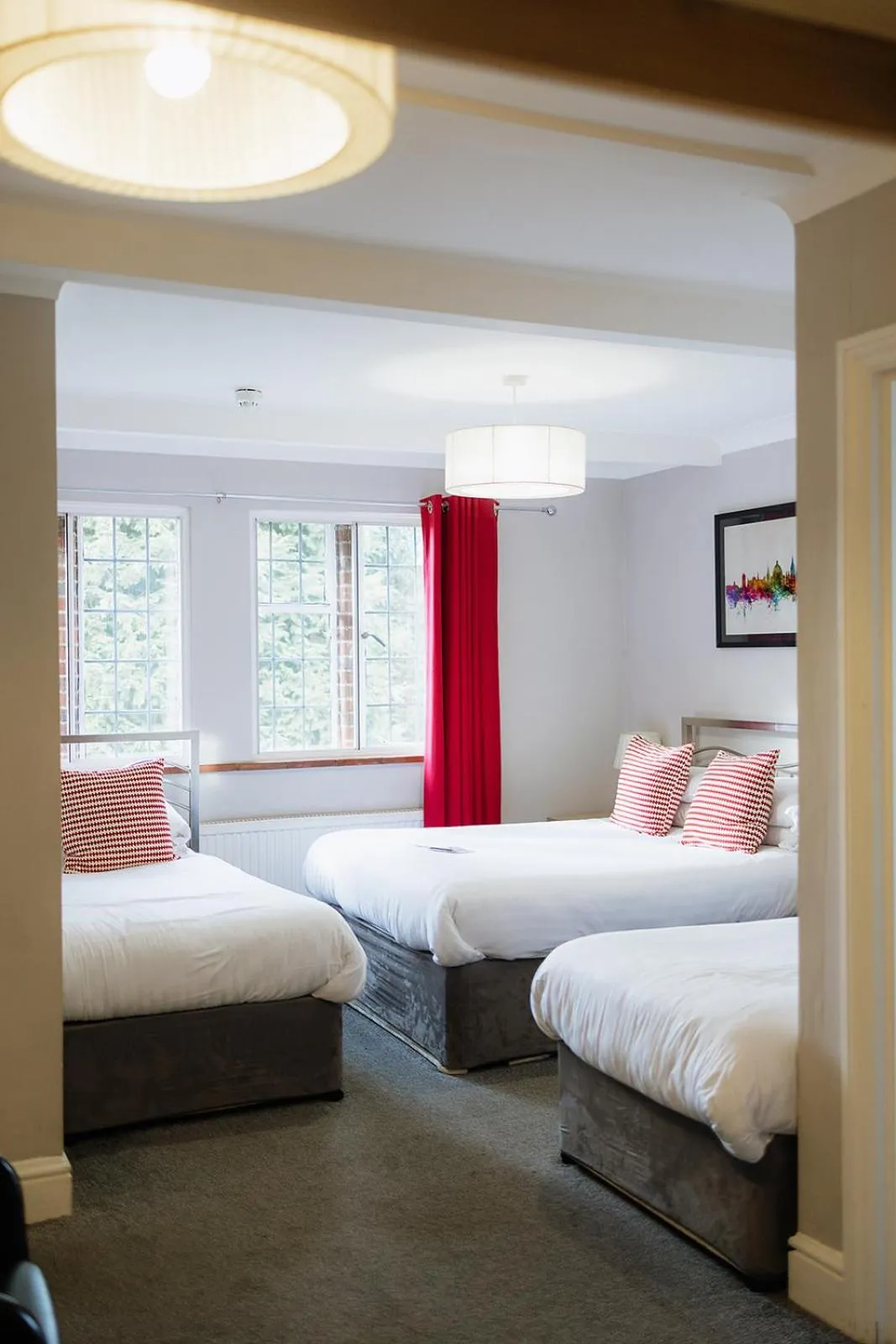 Bedroom, Bed in Red Mullions Guest House