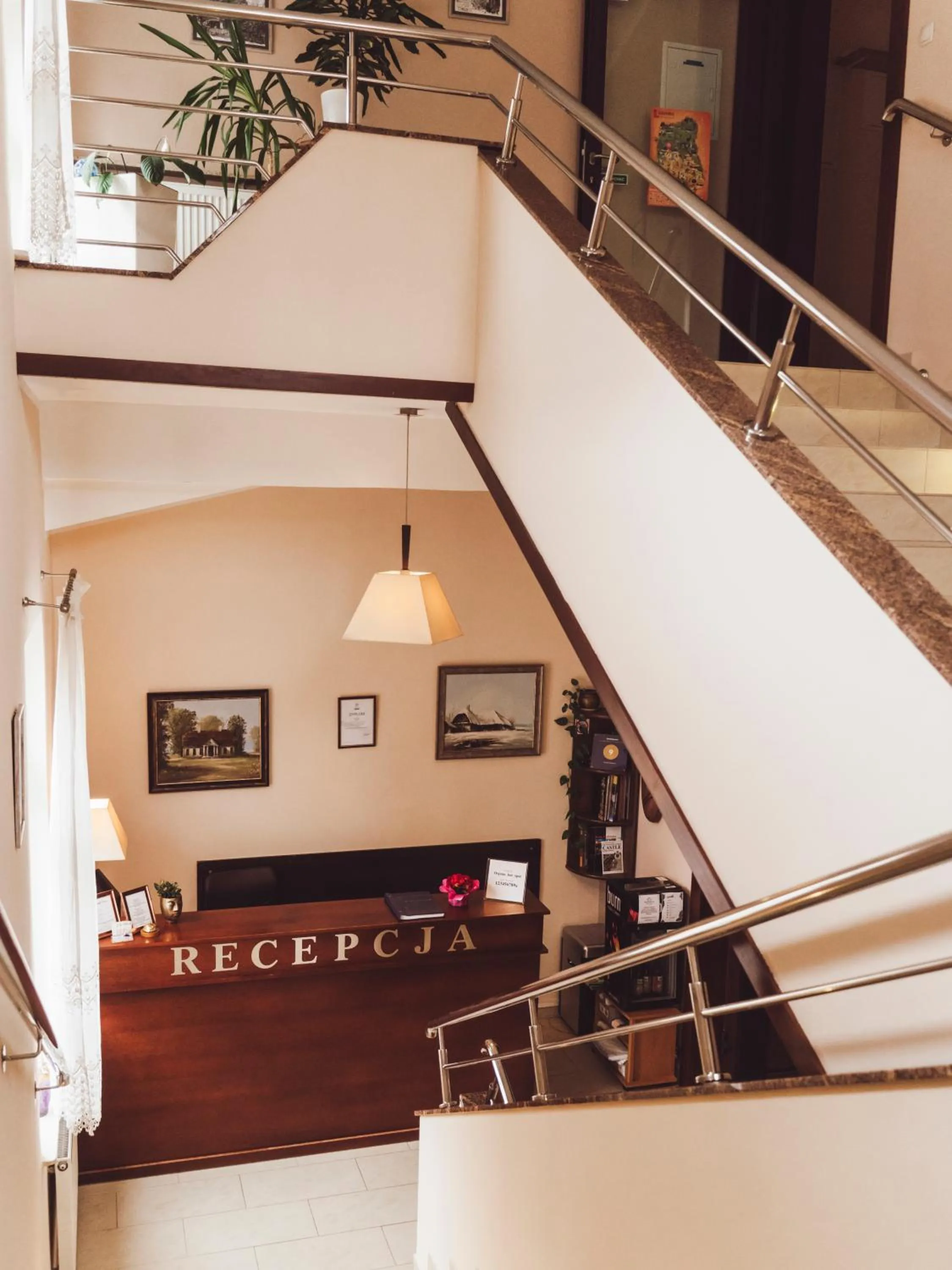 Lobby or reception in Hotel Osjann