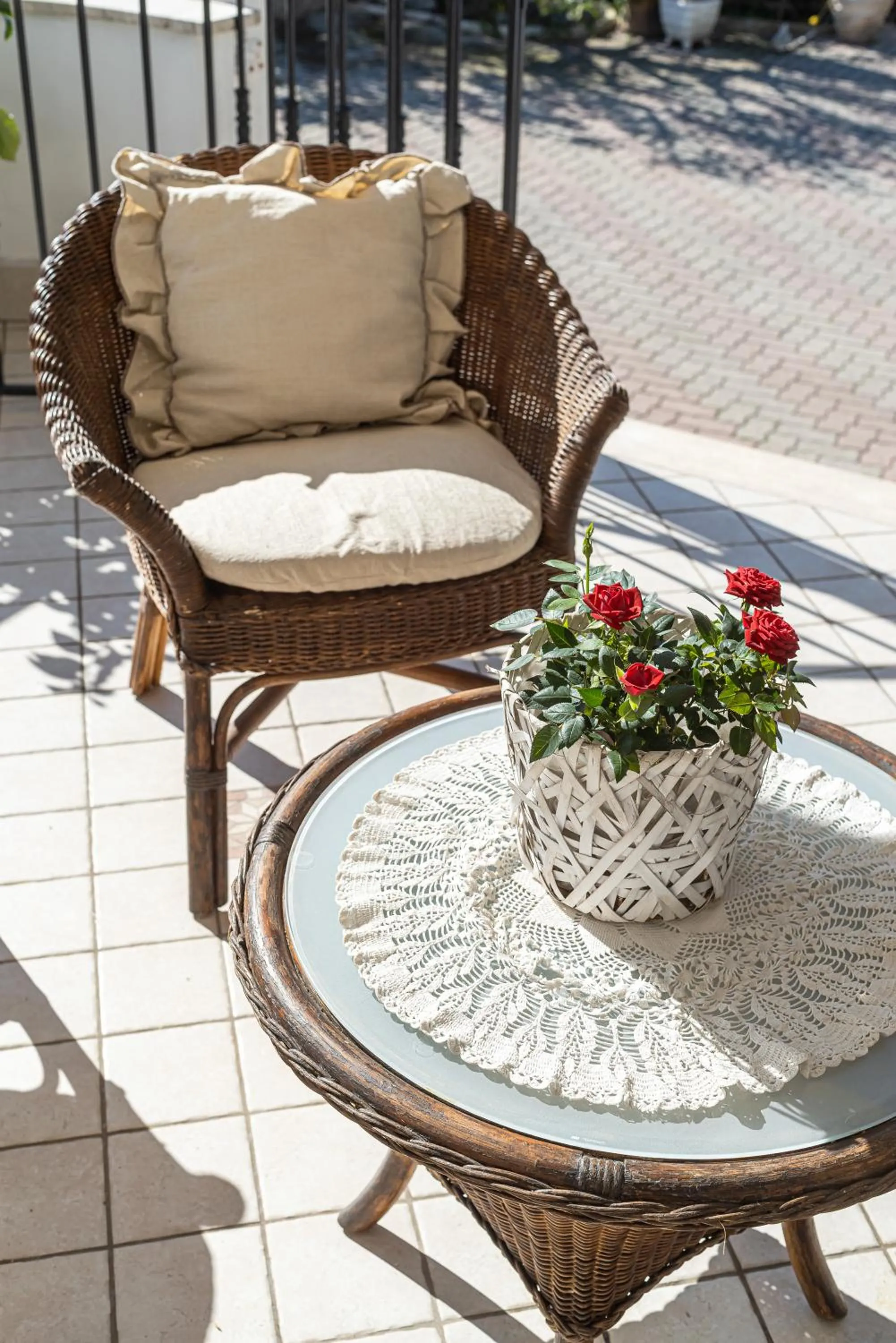 Balcony/Terrace in B&B VESUVIAN STONE