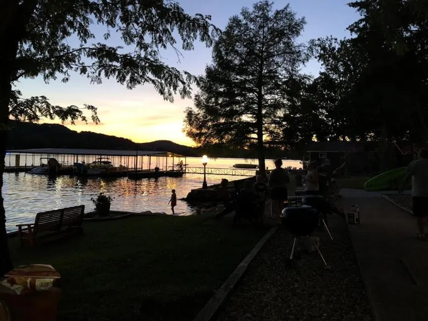 Sunset in Point View Resort