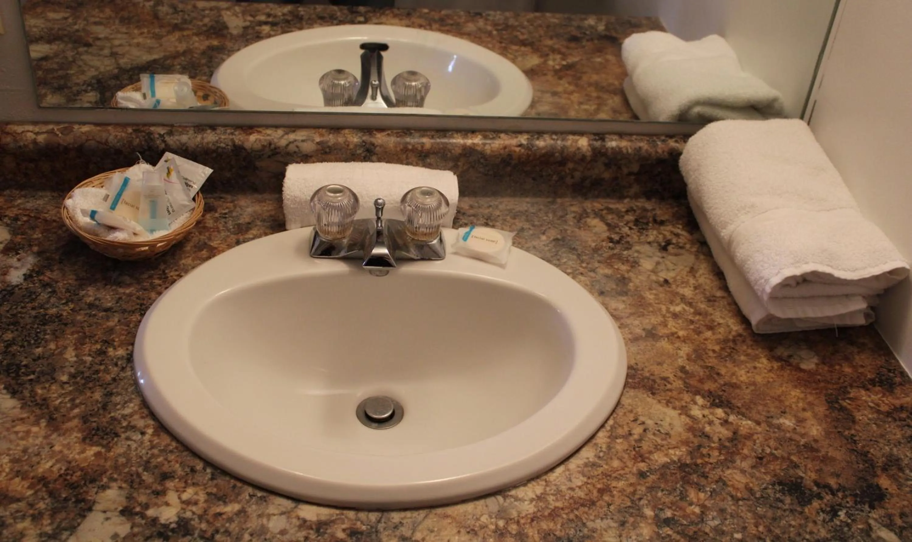 Bathroom in River Road Motel