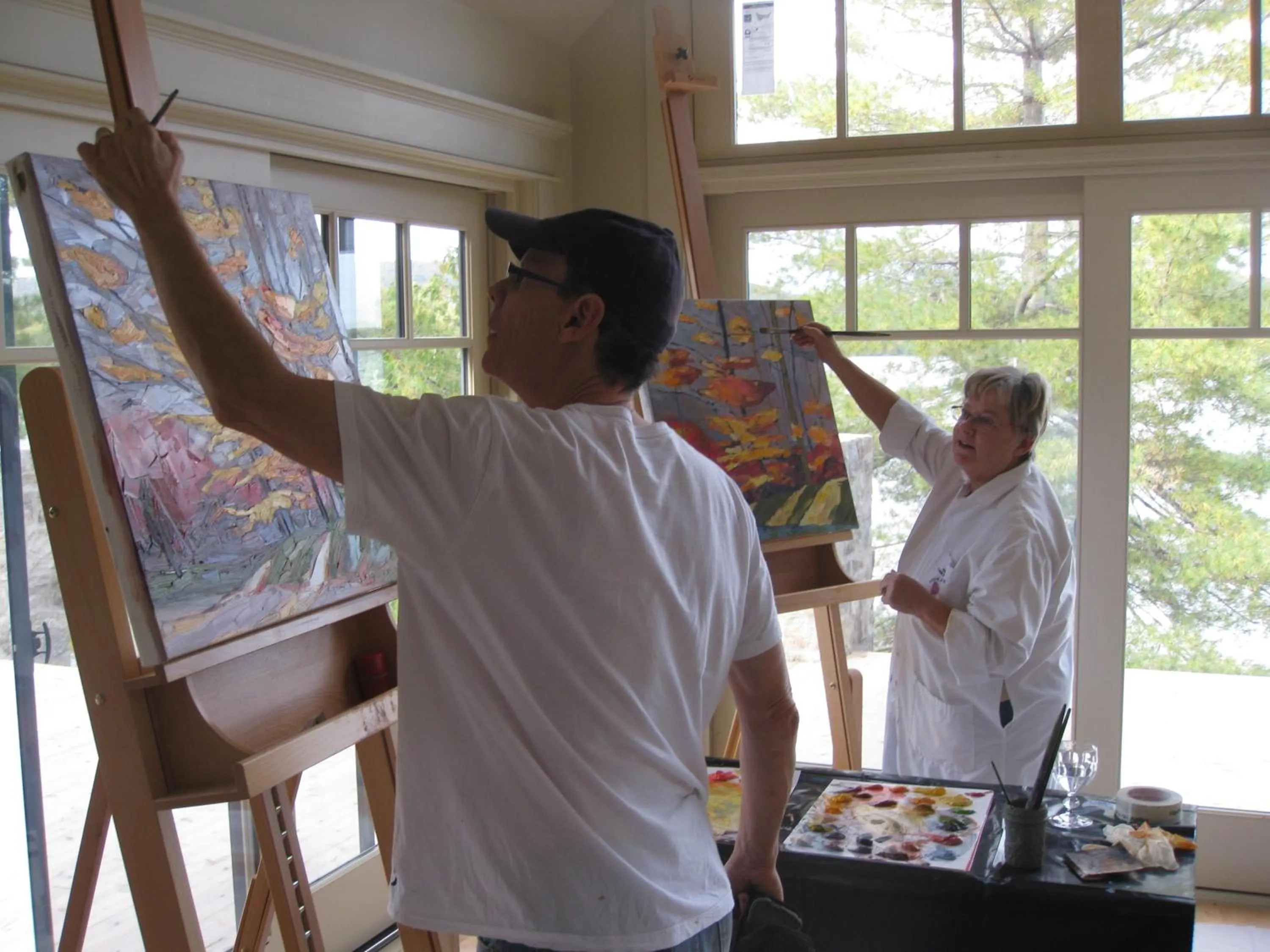 Gîte et Atelier de L'Artiste Peintre Paysagiste Canadien Gordon Harrison