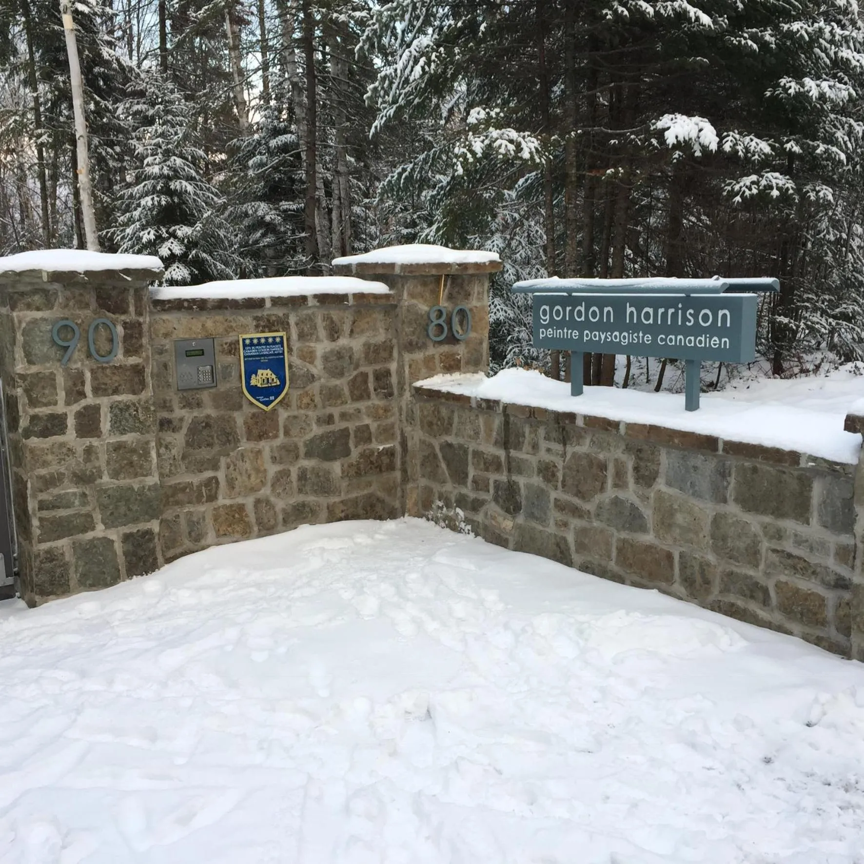 Gîte et Atelier de L'Artiste Peintre Paysagiste Canadien Gordon Harrison