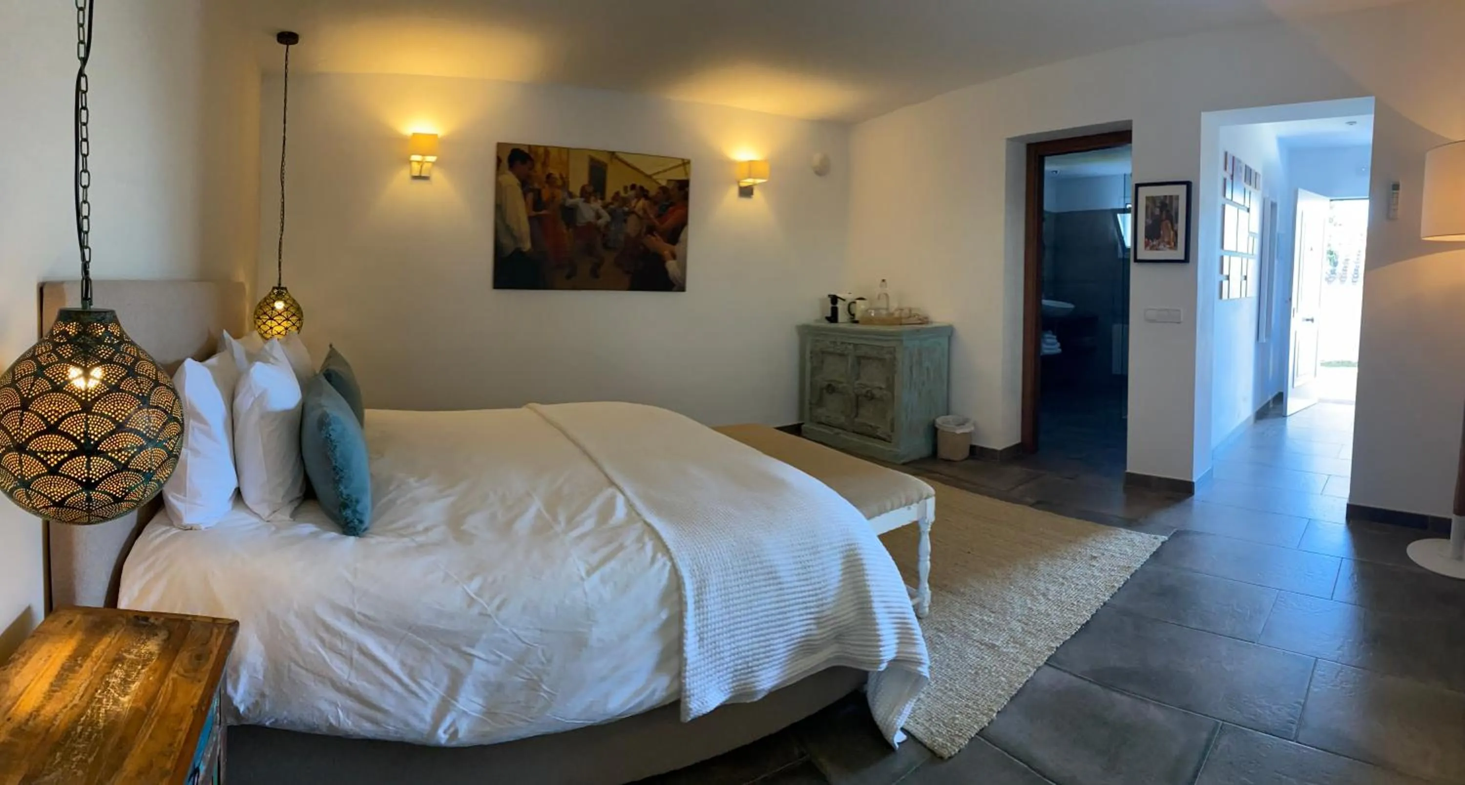 Bedroom, Bed in B&B Casa Luz del Sur, adults only