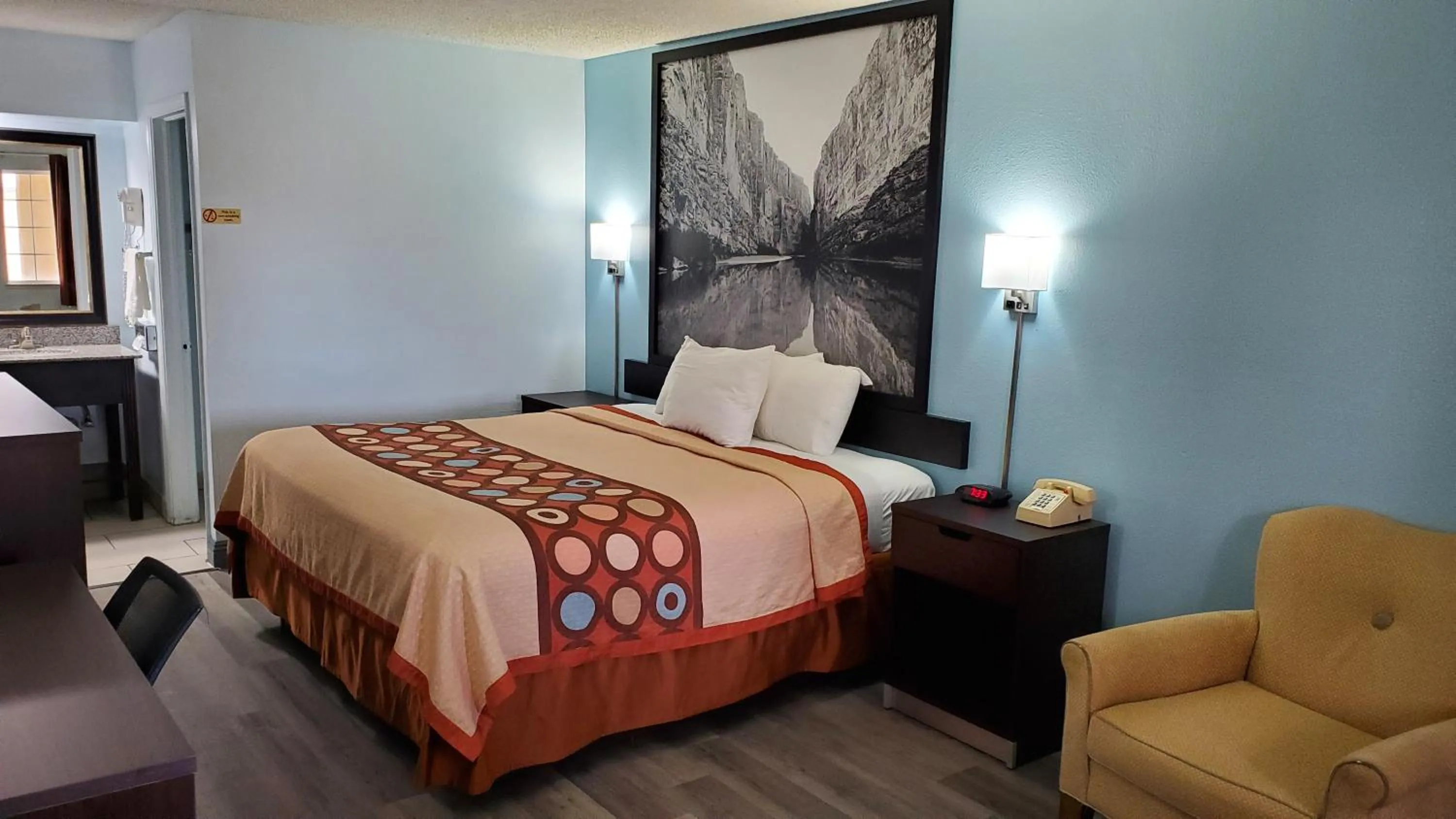 Bed in Super 8 by Wyndham Van Horn