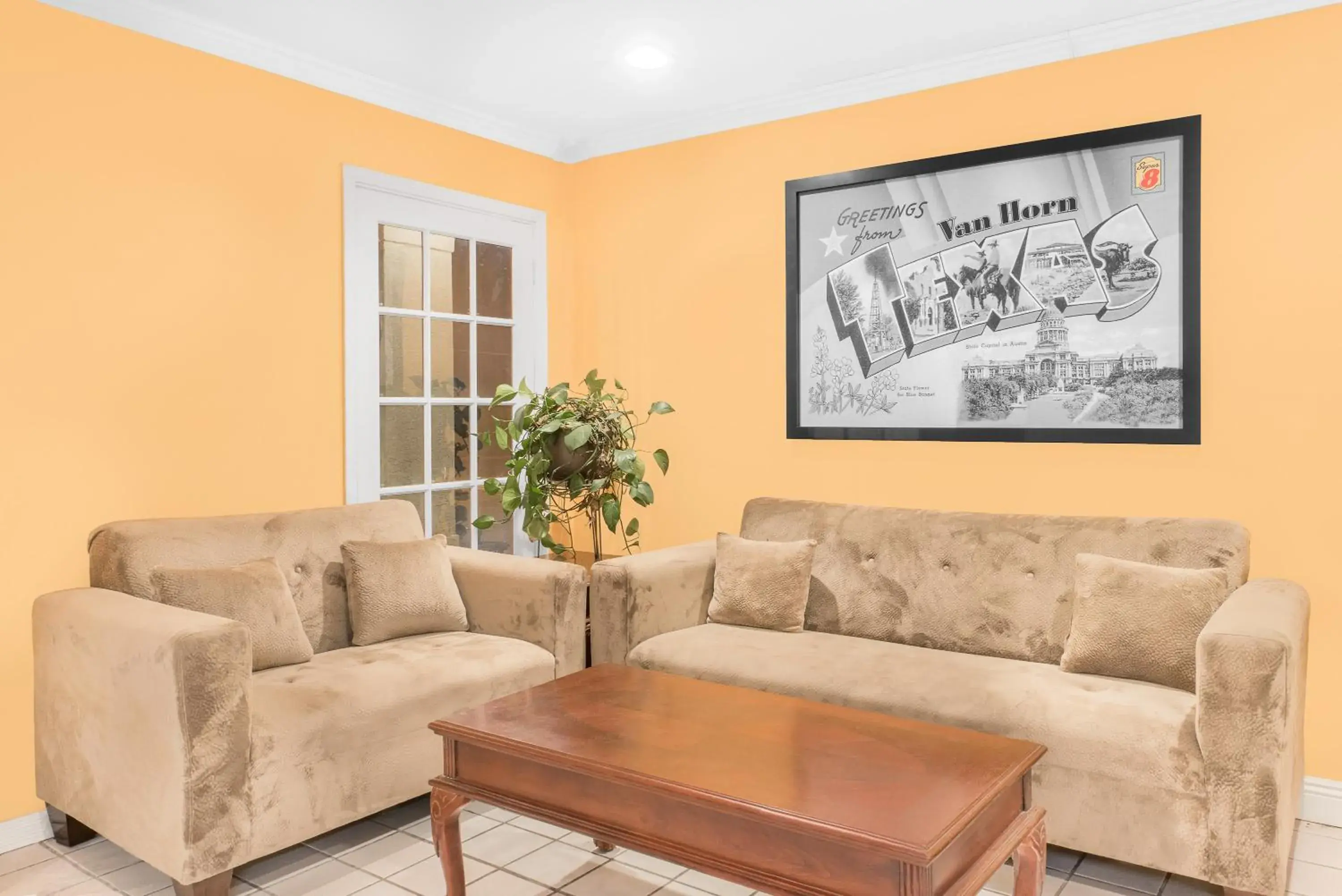 Lobby or reception in Super 8 by Wyndham Van Horn Lobby or reception in Super 8 by Wyndham Van Horn