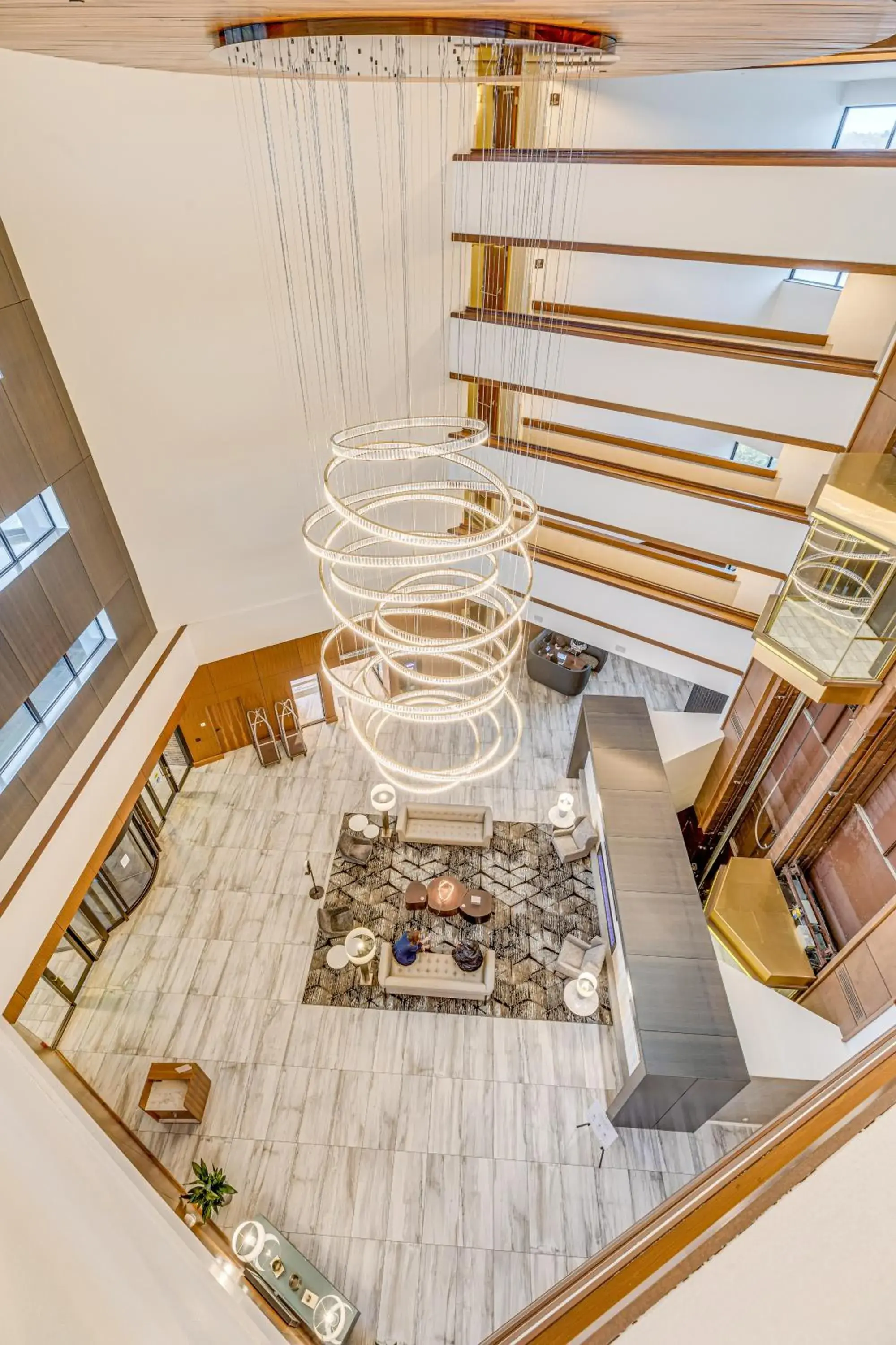 Lobby or reception in Crowne Plaza Lansing by IHG Lobby or reception in Crowne Plaza Lansing by IHG