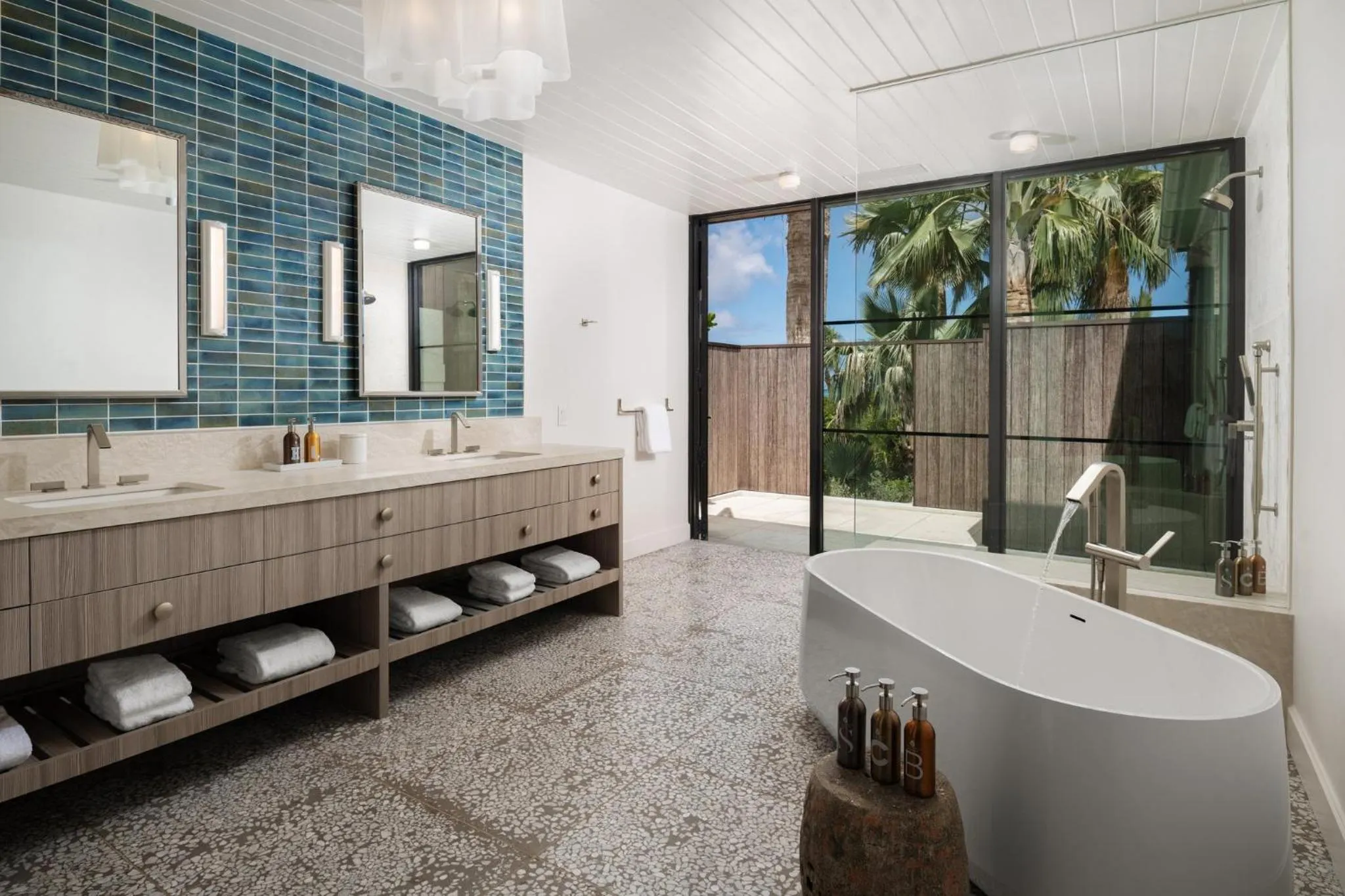Bathroom in COMO Parrot Cay