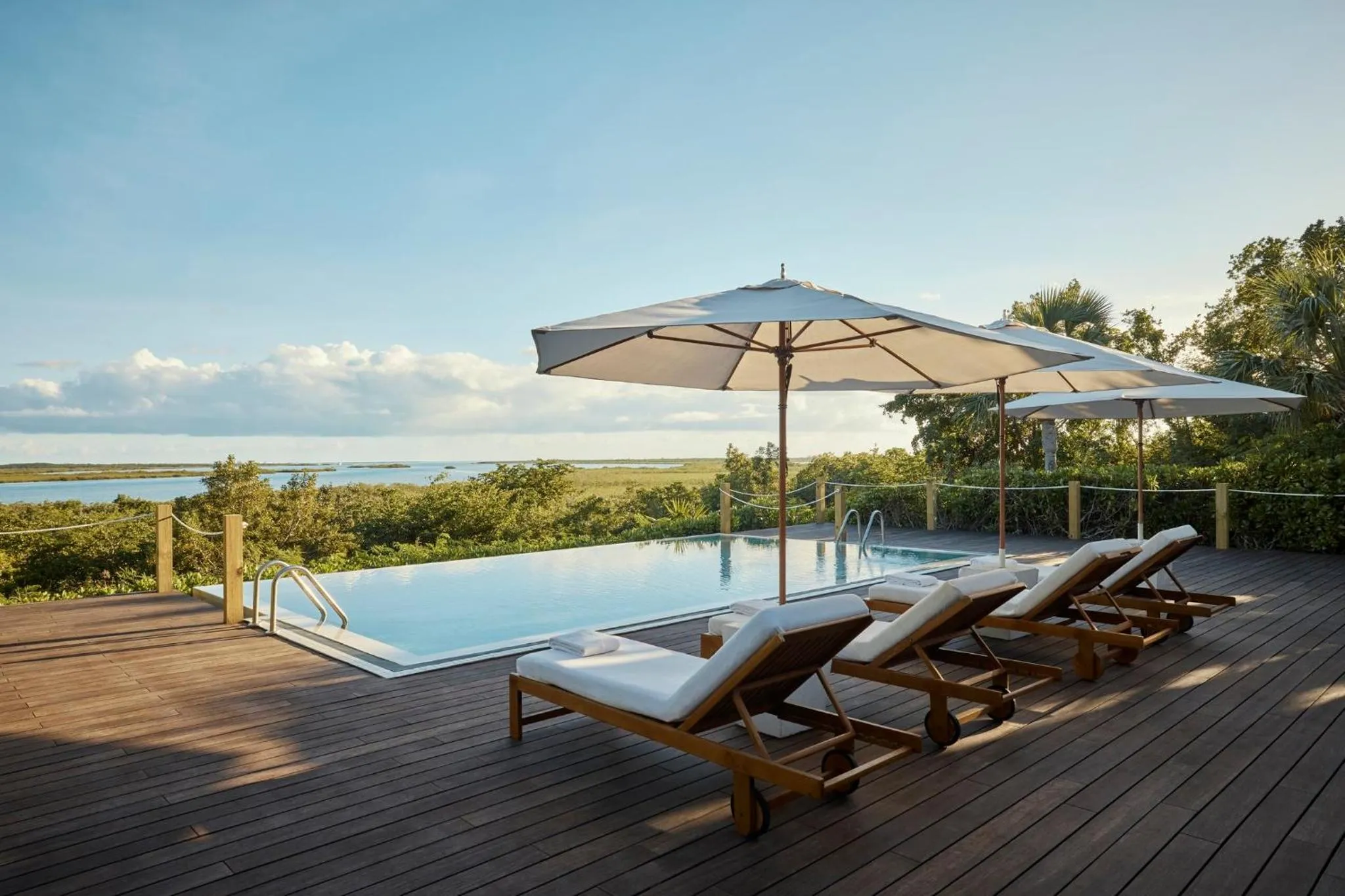 Swimming pool in COMO Parrot Cay