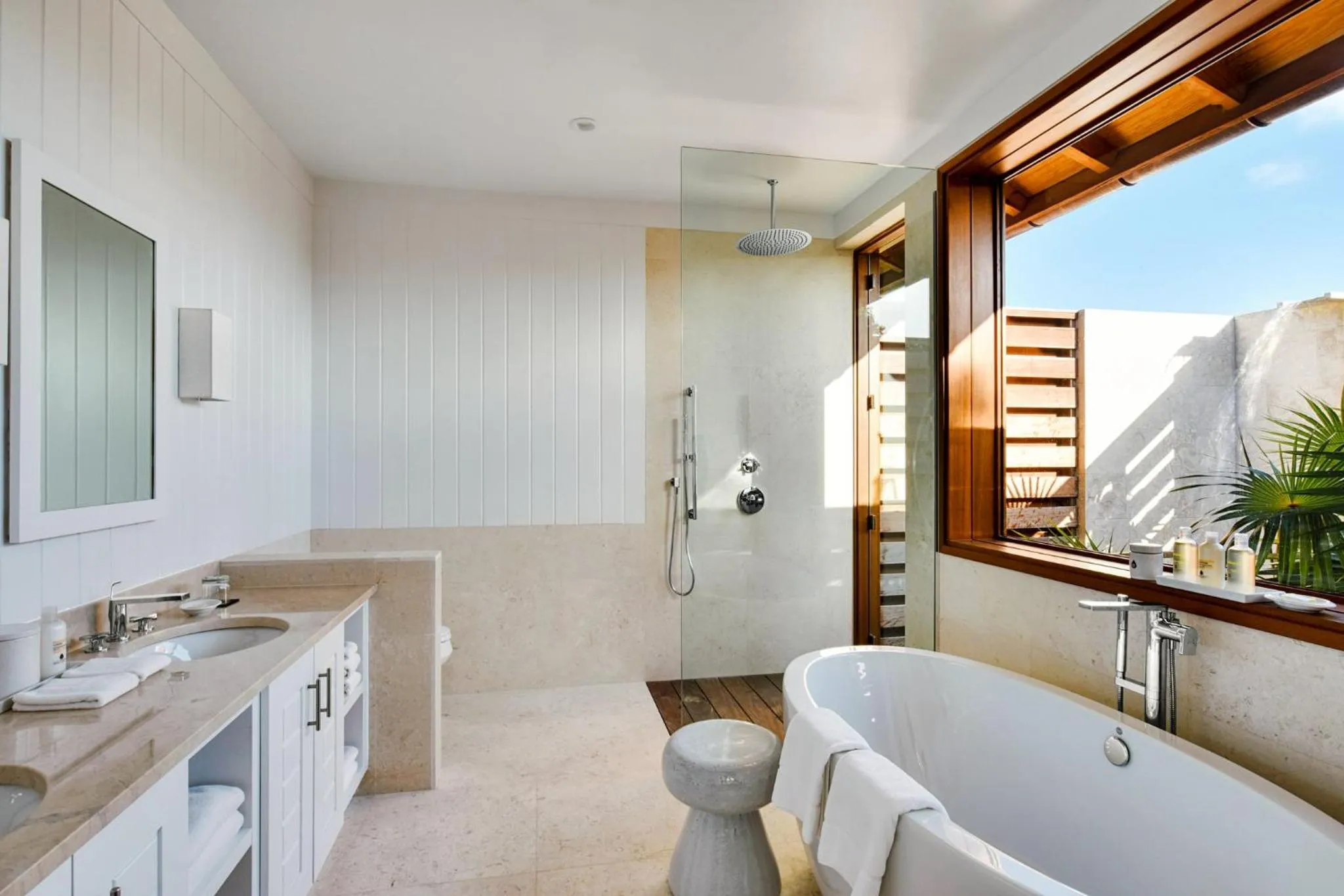 Bathroom in COMO Parrot Cay