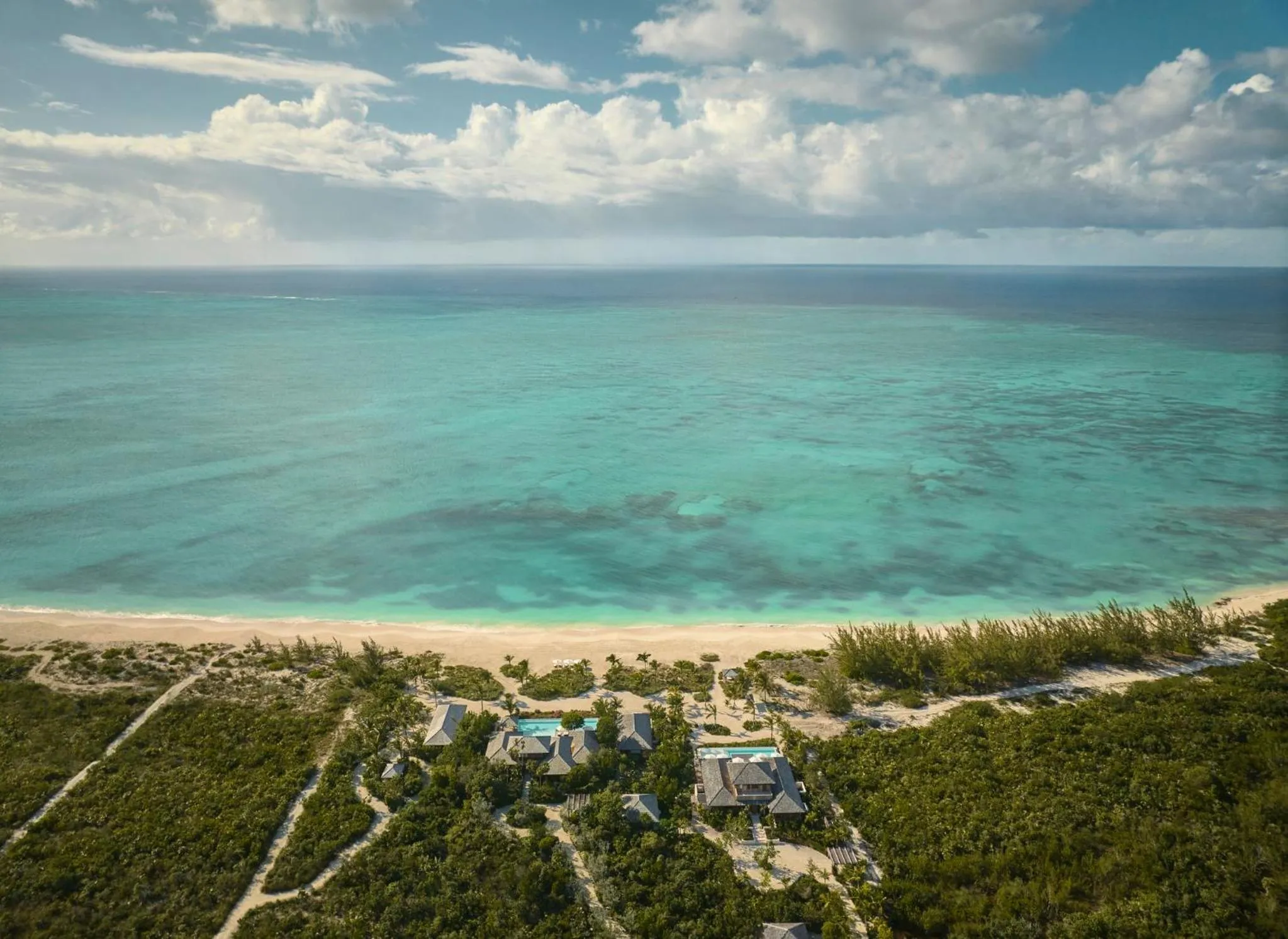 Bird's eye view in COMO Parrot Cay
