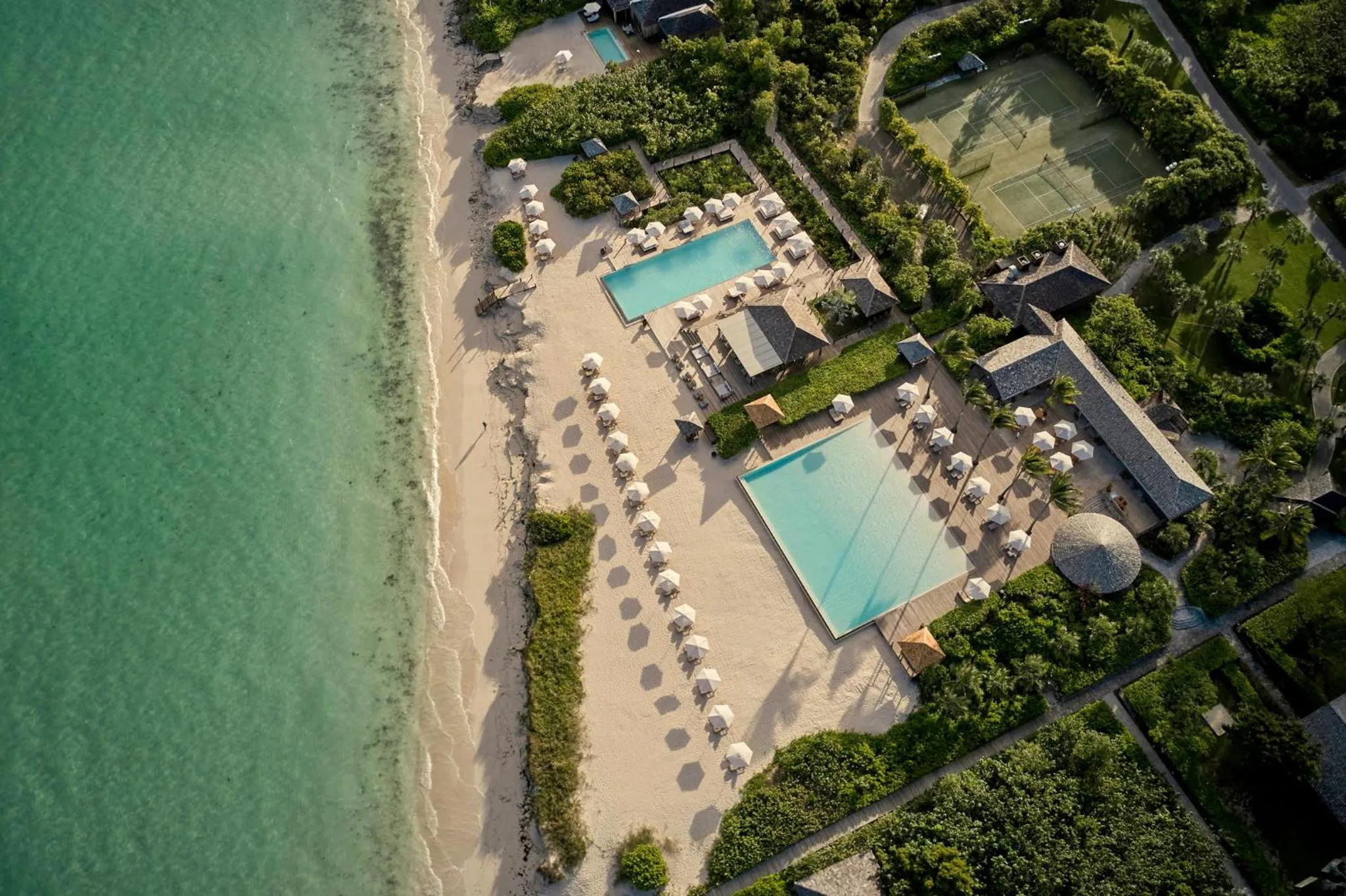 Swimming pool in COMO Parrot Cay