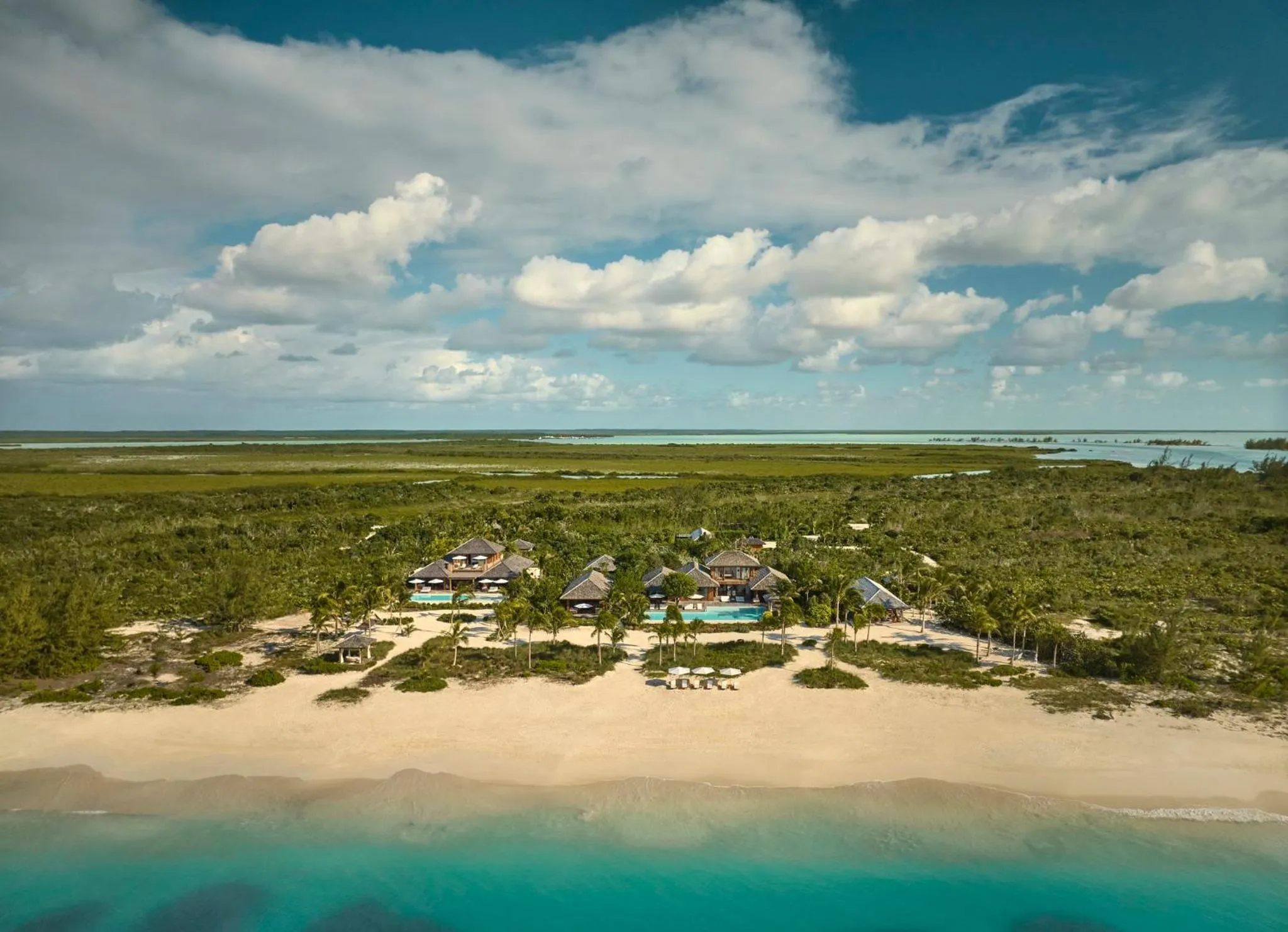 Bird's eye view in COMO Parrot Cay