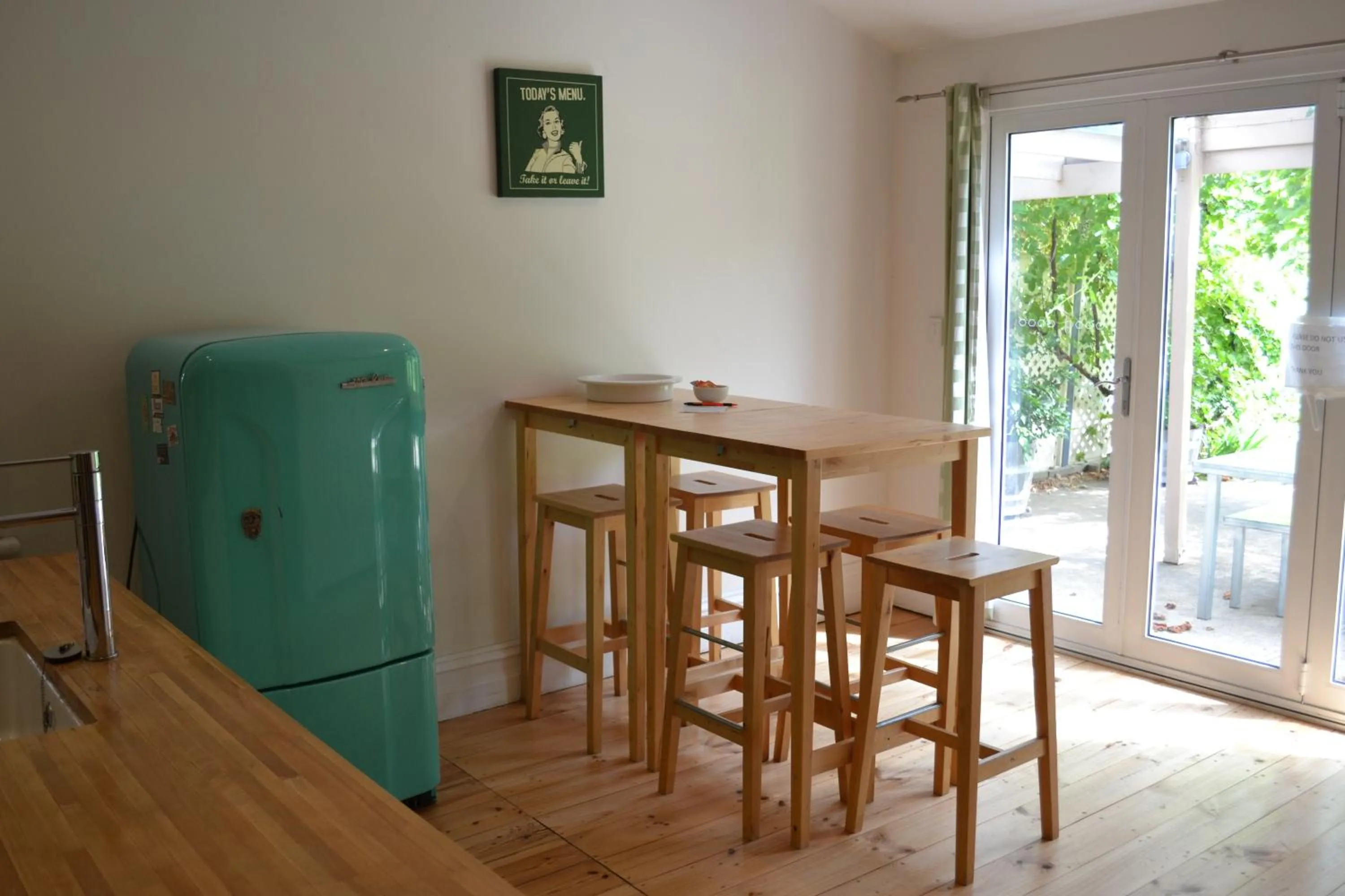 Dining area in Tin House in Tanunda