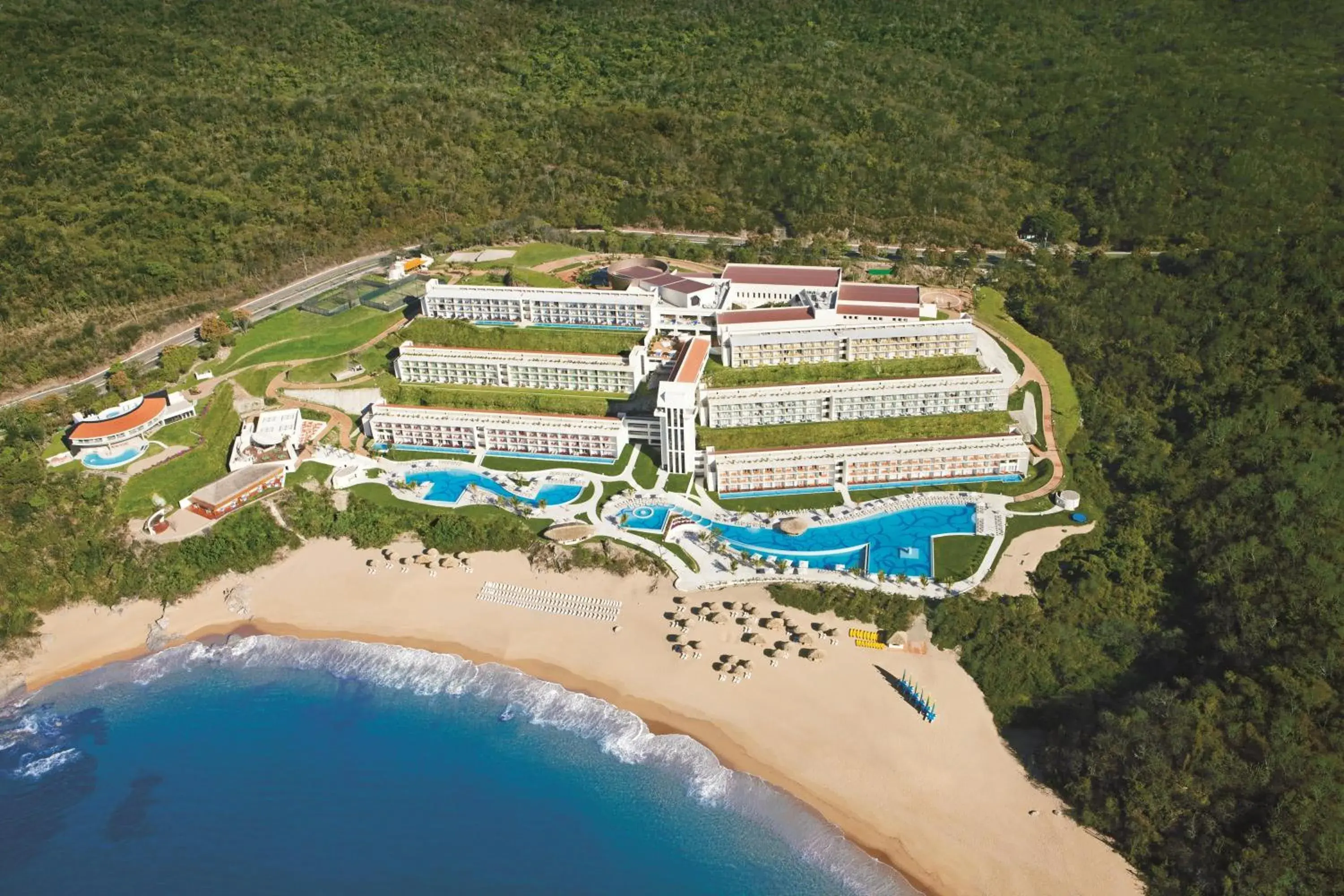 Bird's eye view in Secrets Huatulco Resort & Spa Bird's eye view in Secrets Huatulco Resort & Spa