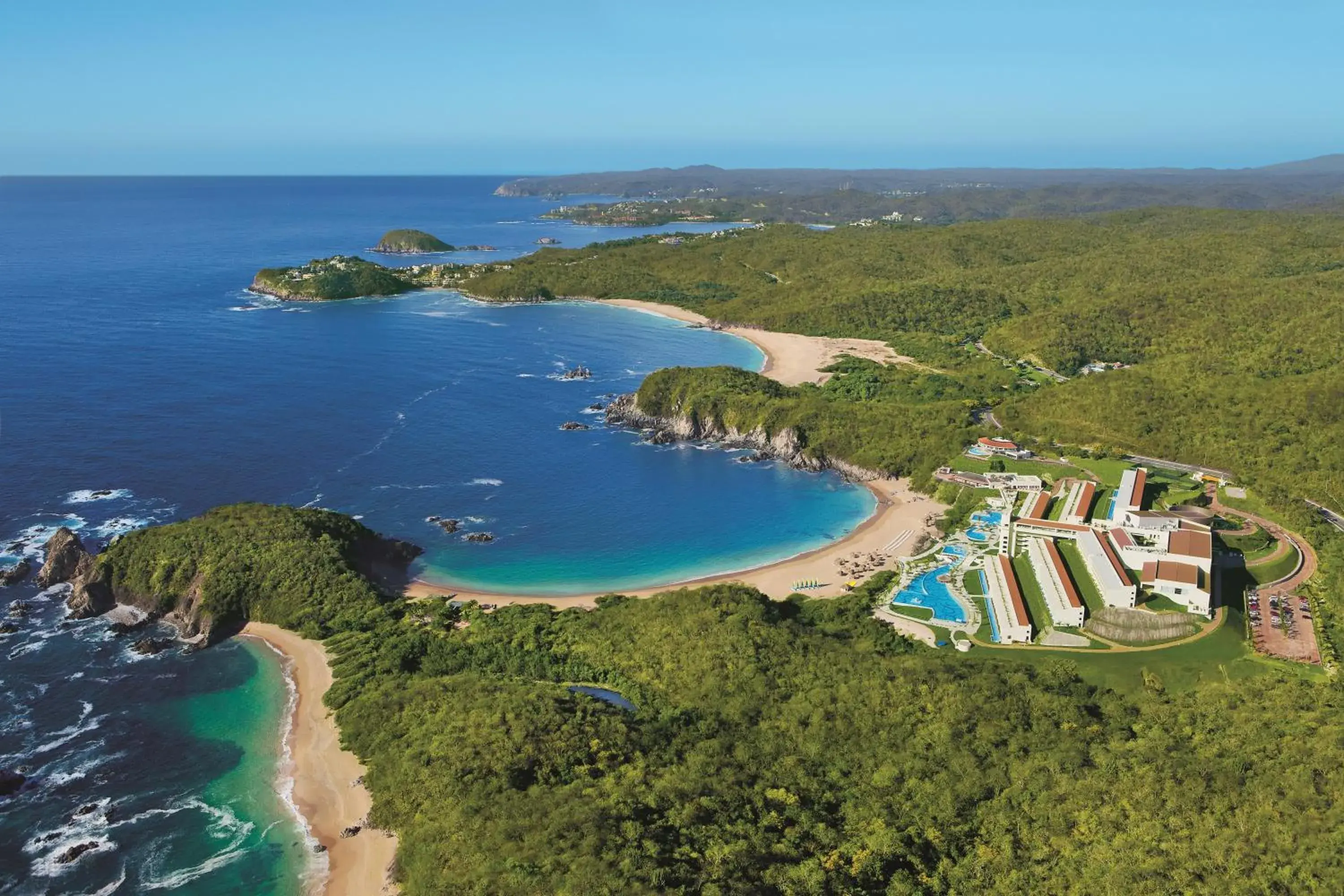Bird's eye view in Secrets Huatulco Resort & Spa Bird's eye view in Secrets Huatulco Resort & Spa