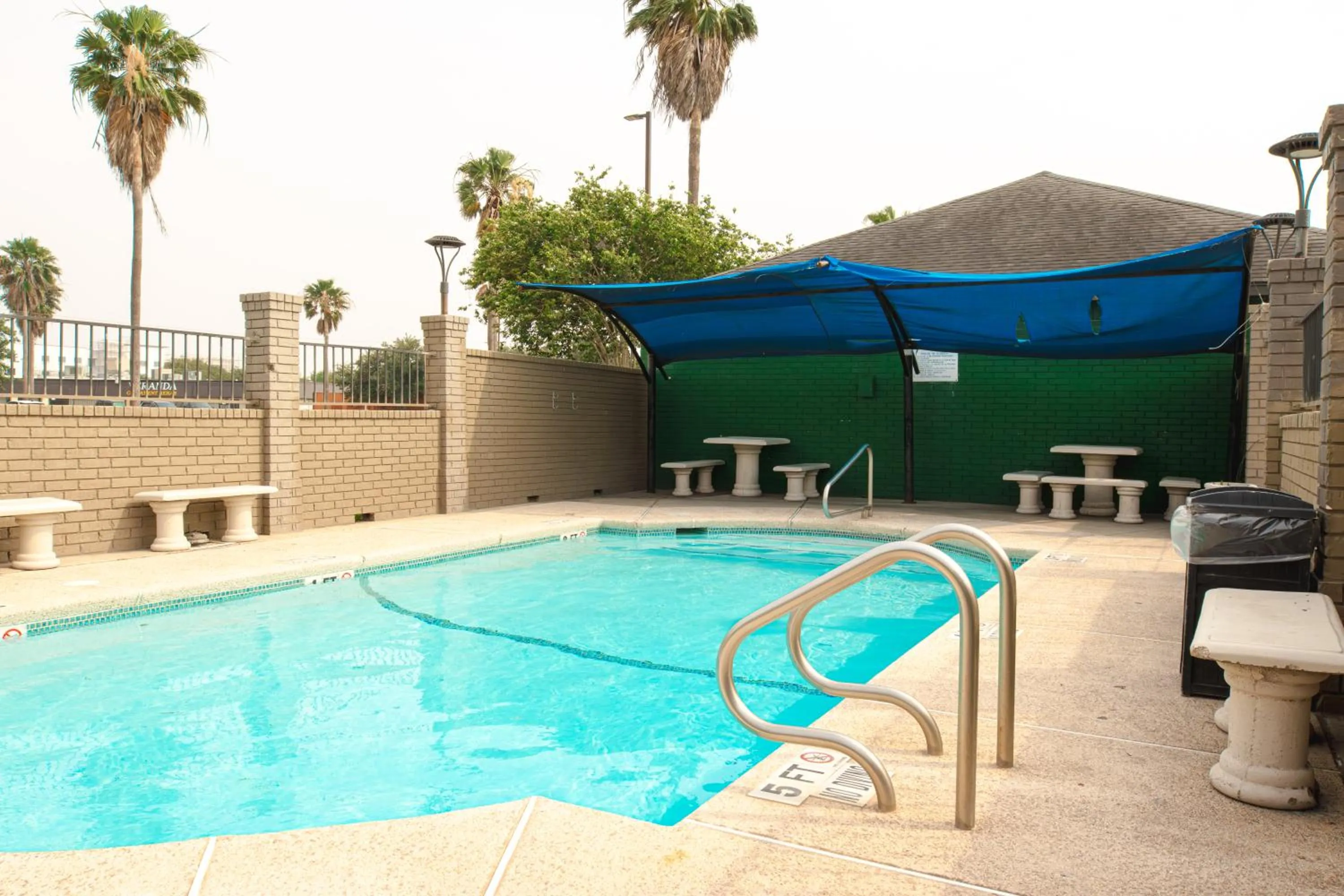 Pool view in Americas Best Value Inn Harlingen