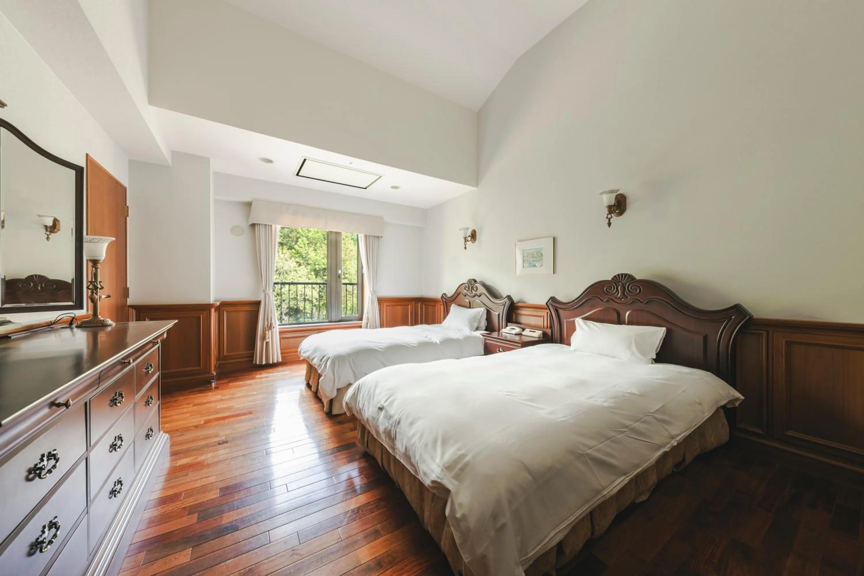 Bedroom, Bed in Higashikawa Asahidake Onsen Hotel Bear Monte