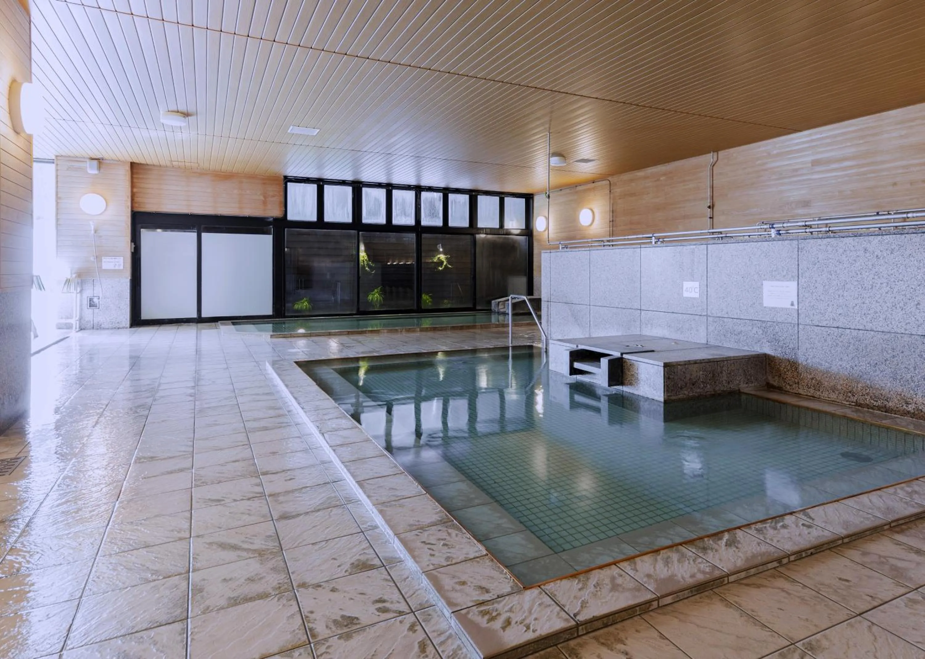 Hot Spring Bath in Higashikawa Asahidake Onsen Hotel Bear Monte