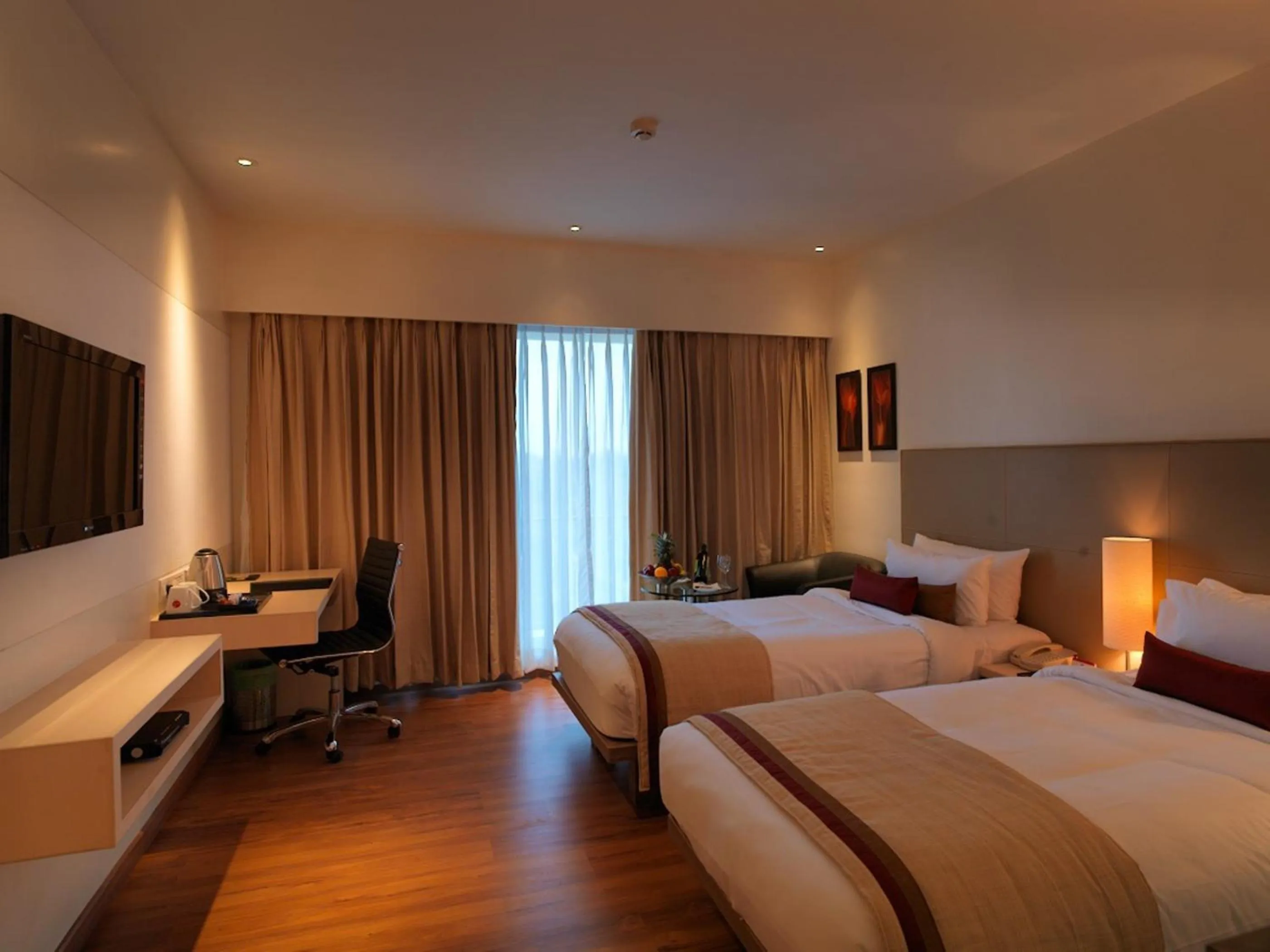 Bed in Spree Shivai Hotel Pune