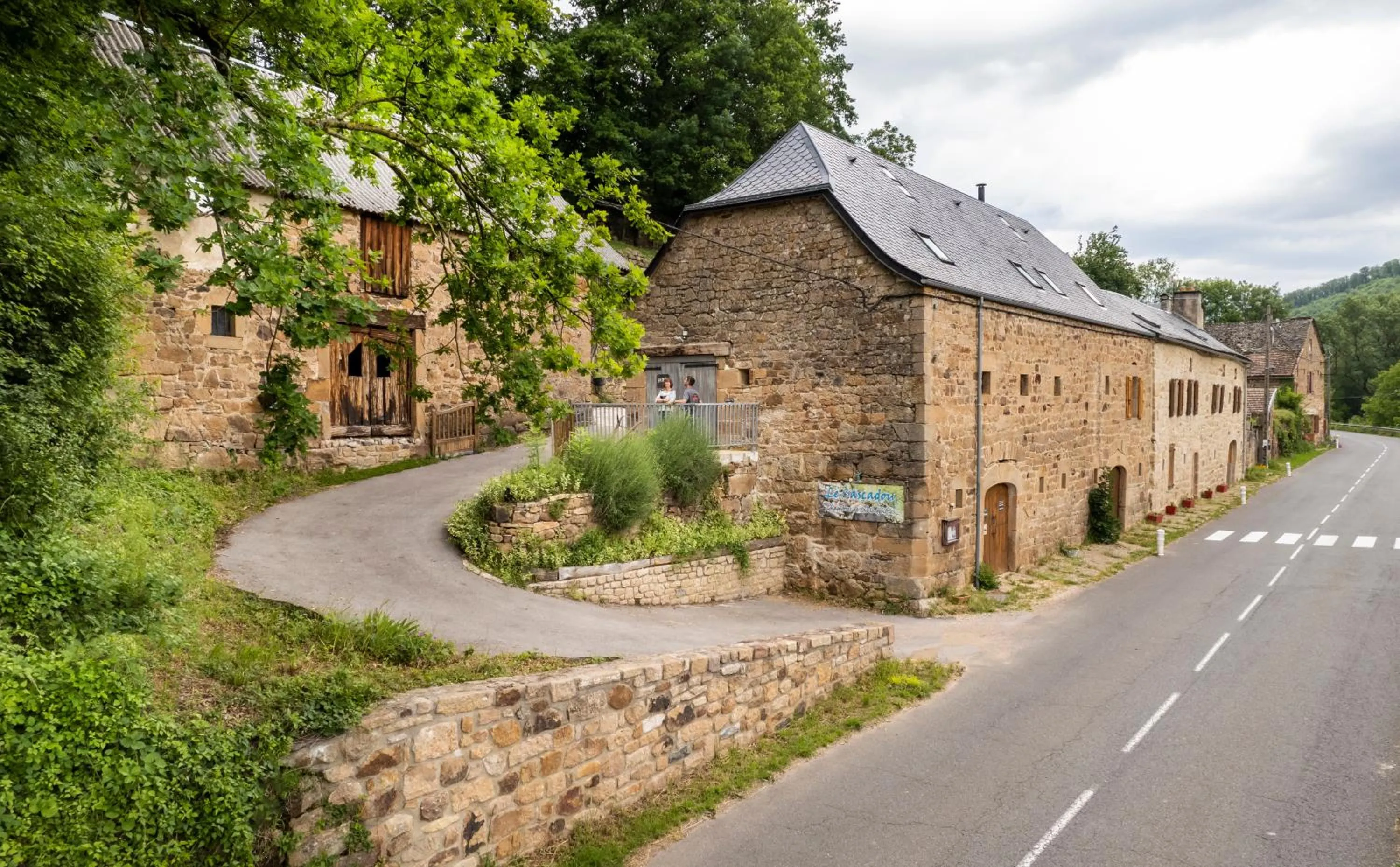View (from property/room) in Chambre d'hôtes Le Cascadou