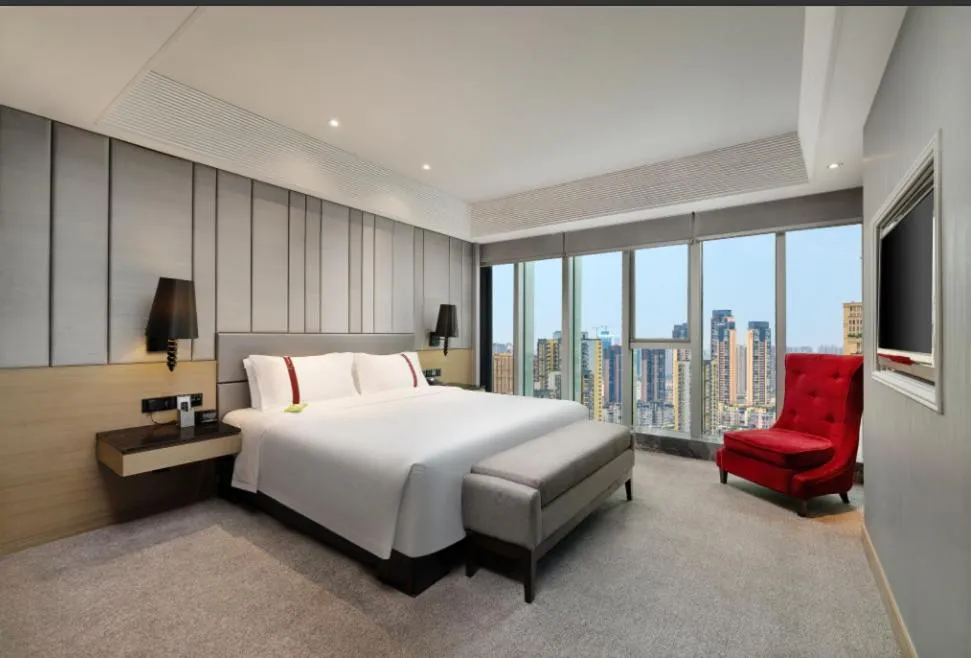 Bed in Rhombus Park Aura Chengdu Hotel