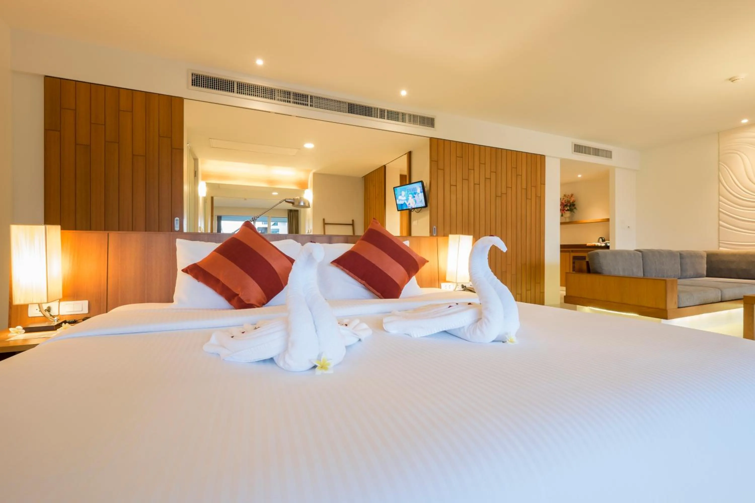 Photo of the whole room, Bed in G Hua Hin Resort & Mall