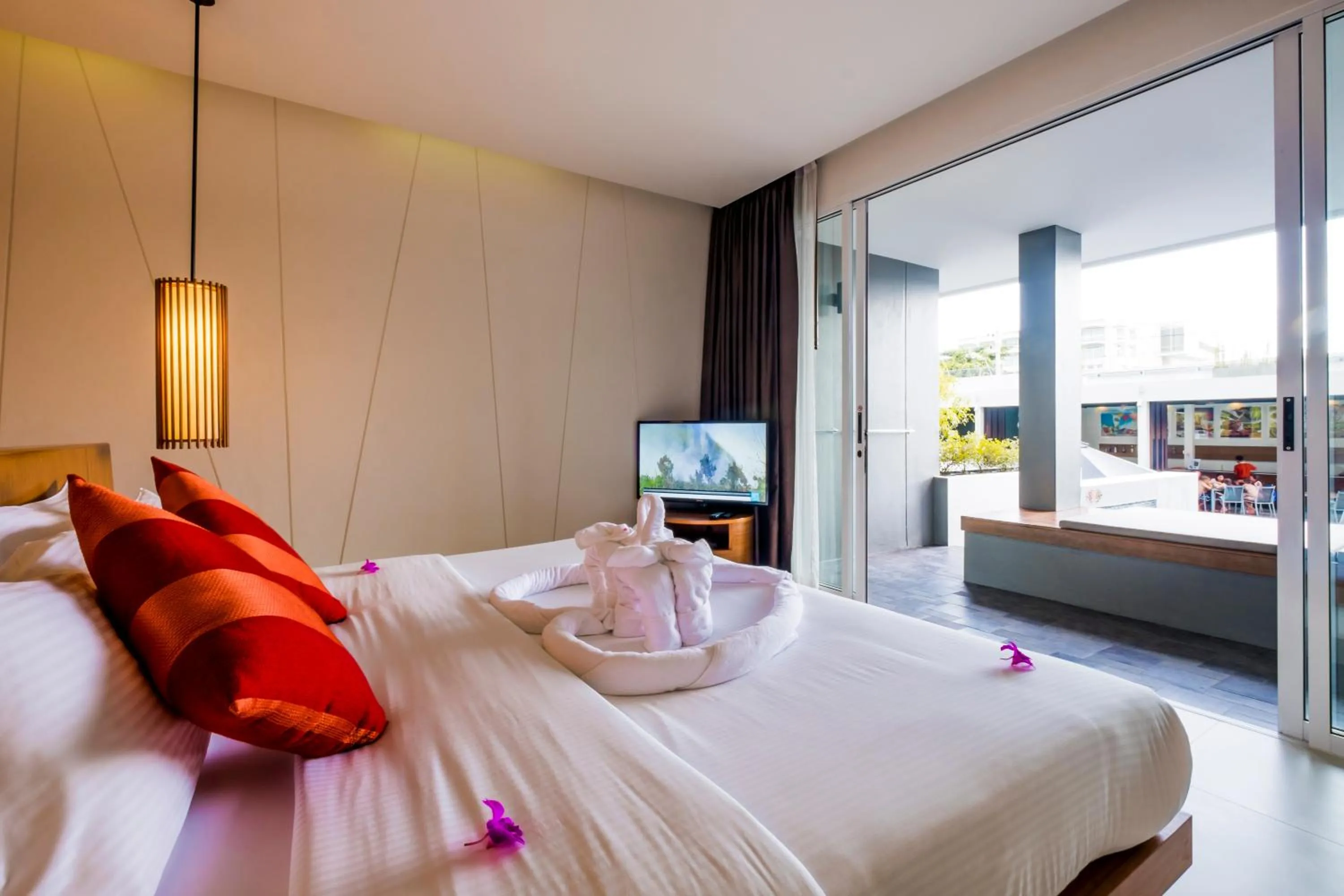 Photo of the whole room, Bed in G Hua Hin Resort & Mall