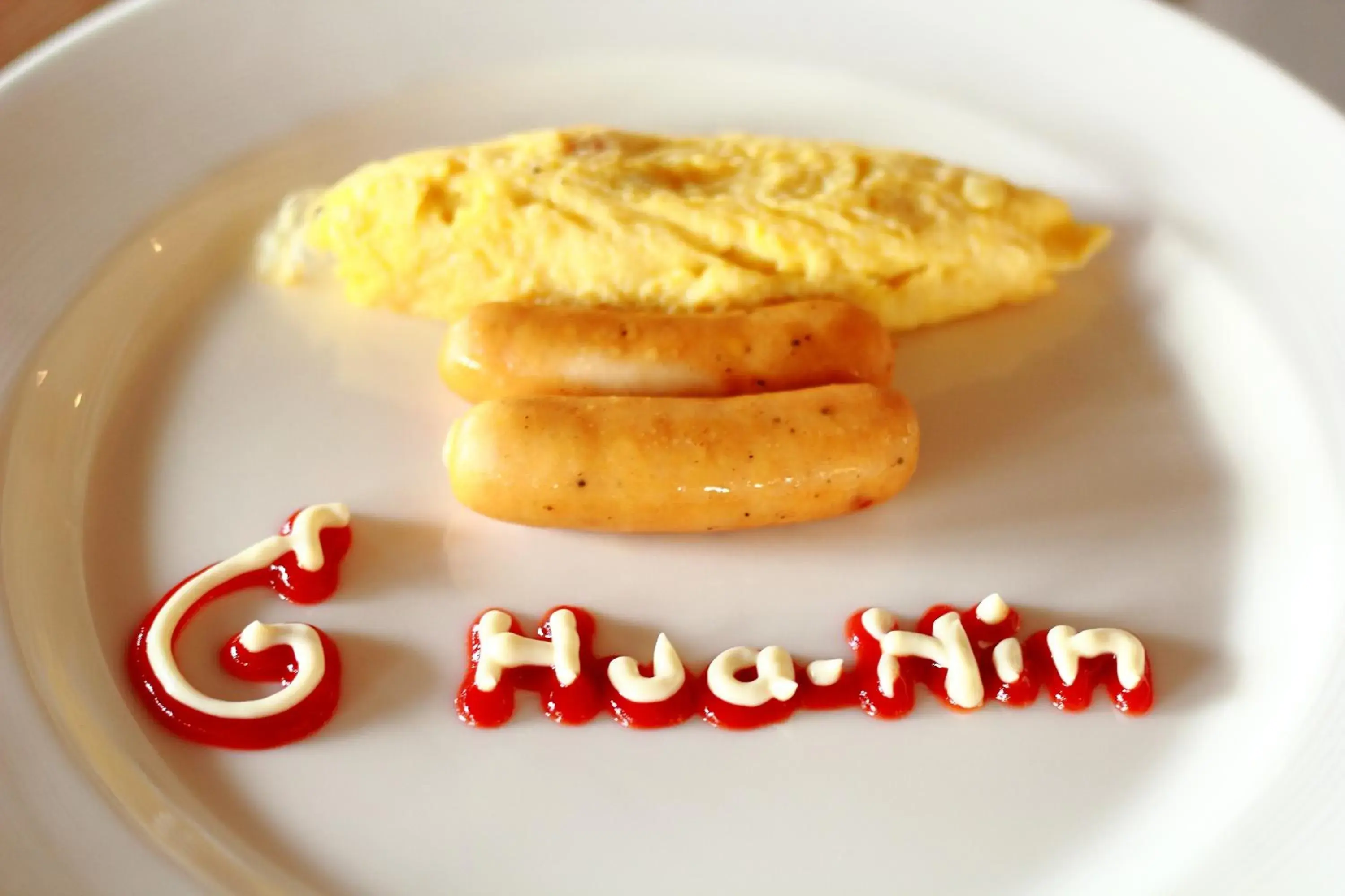 American breakfast in G Hua Hin Resort & Mall American breakfast in G Hua Hin Resort & Mall