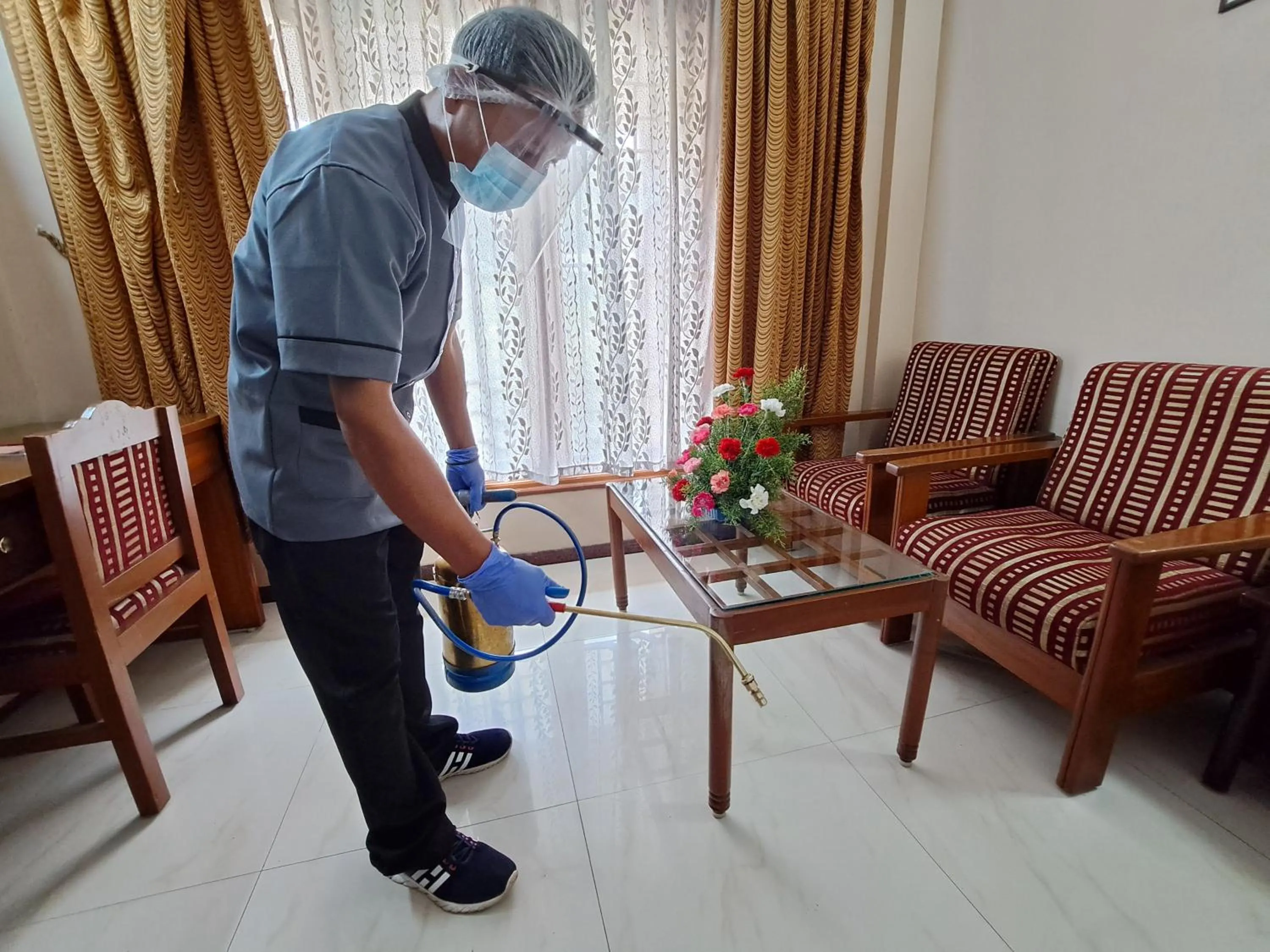 Bed in Hotel Preethi Classic Towers